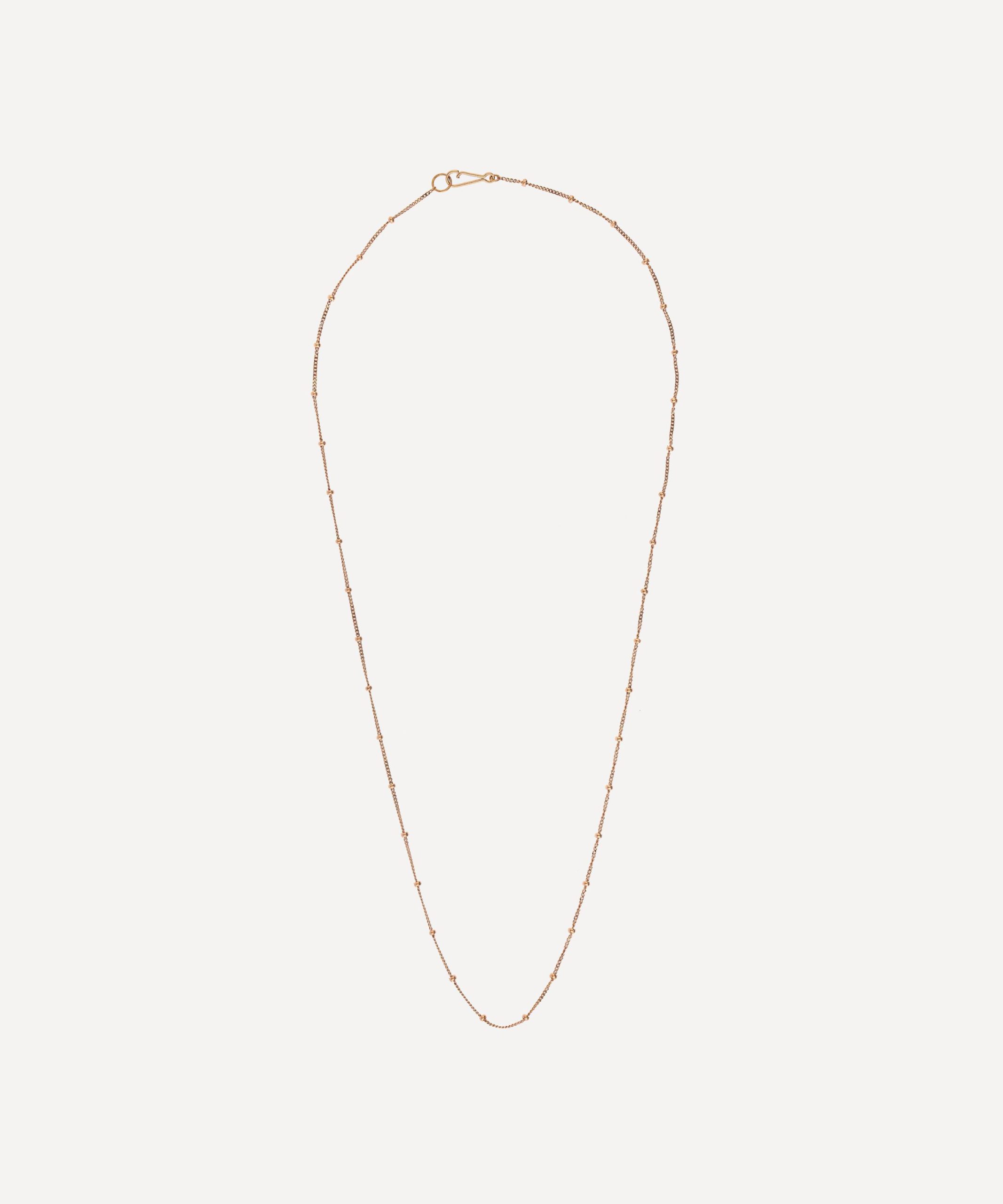 Annoushka 14ct Rose Gold Saturn Short Chain Necklace