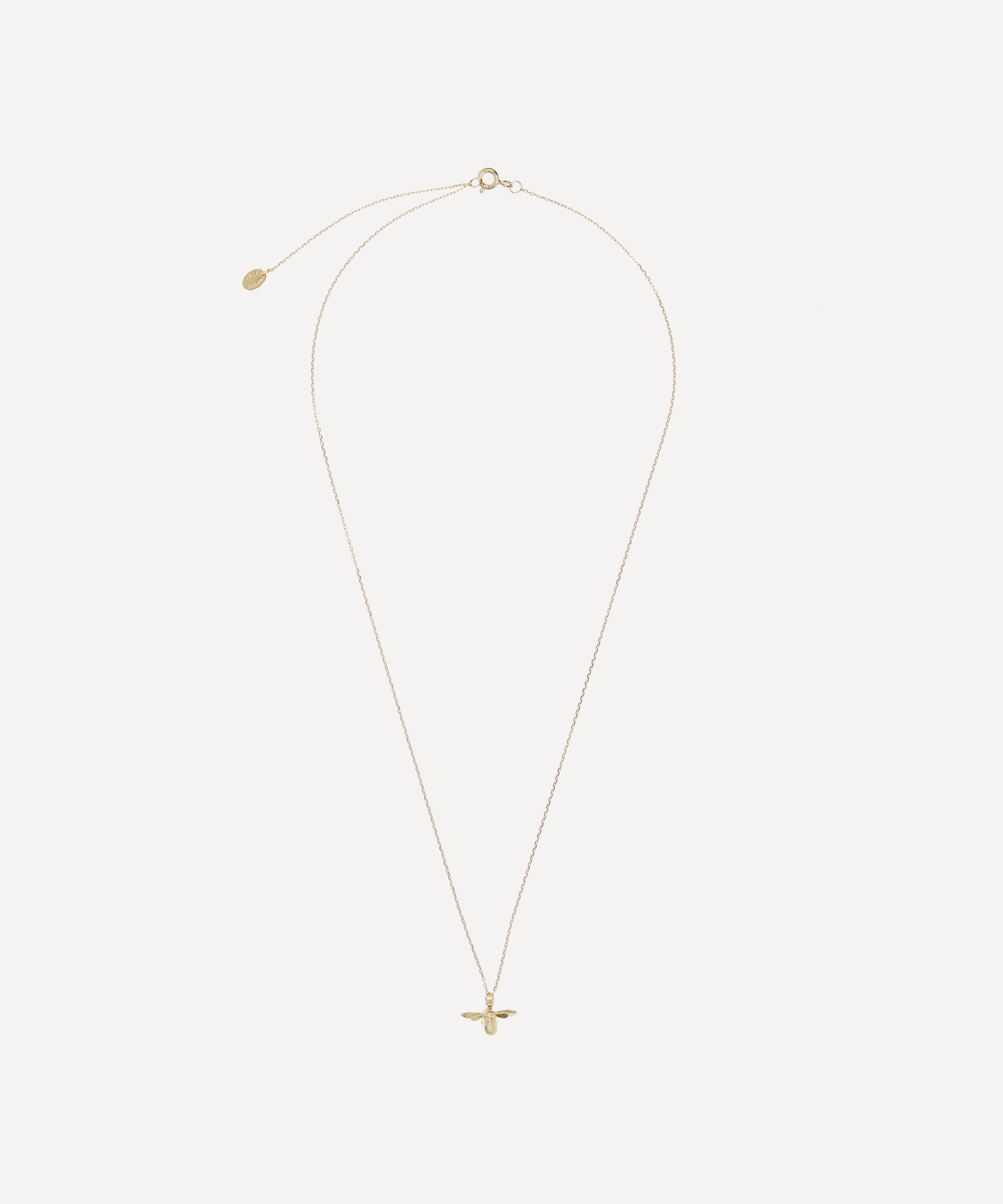 Alex Monroe 18ct Gold Teeny Tiny Bumblebee Necklace