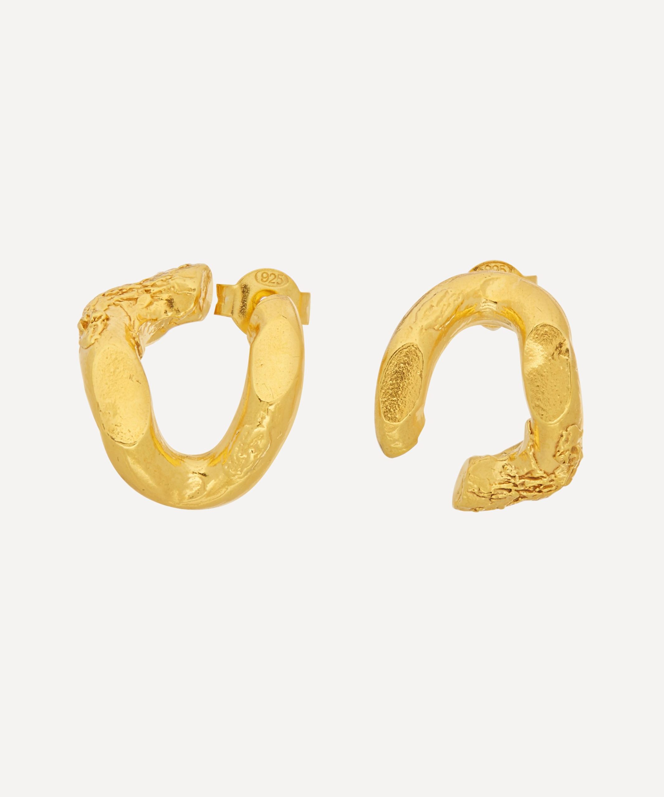 Alighieri Gold-Plated The Flashback Twist Earrings