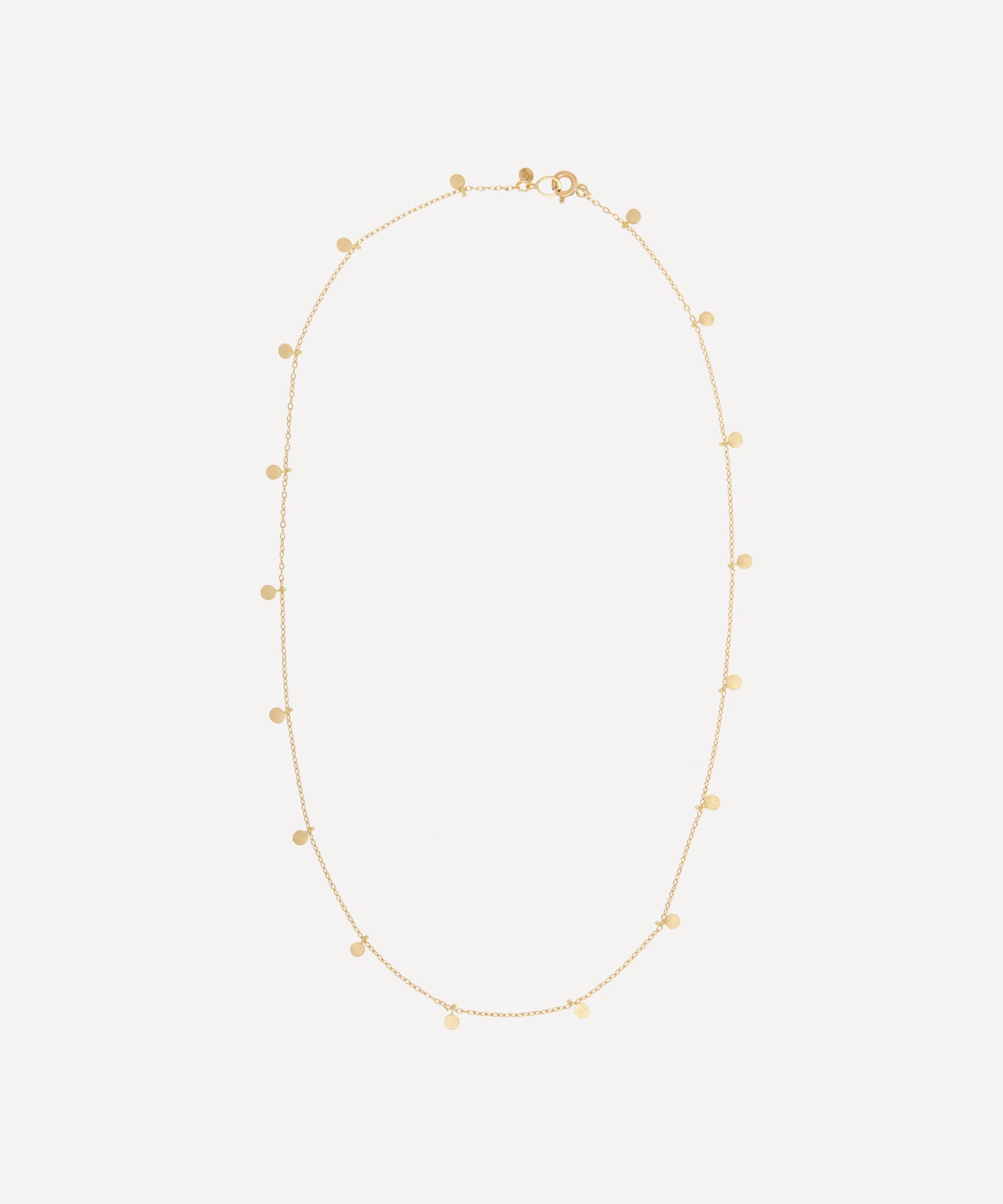 Sia Taylor 18ct Gold Even Tiny Dots Necklace
