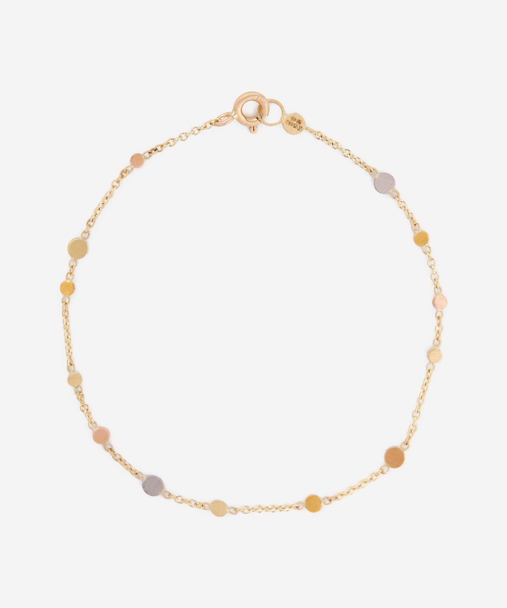 Sia Taylor 18ct-24ct Rainbow Gold Scattered Dust Bracelet