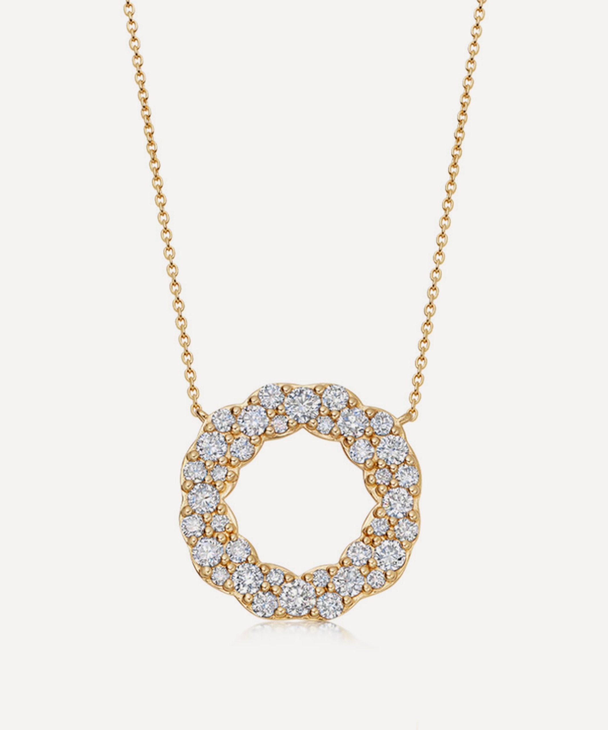 Astley Clarke 14ct Gold Plated Vermeil Silver Asteri Diamond Loop Necklace