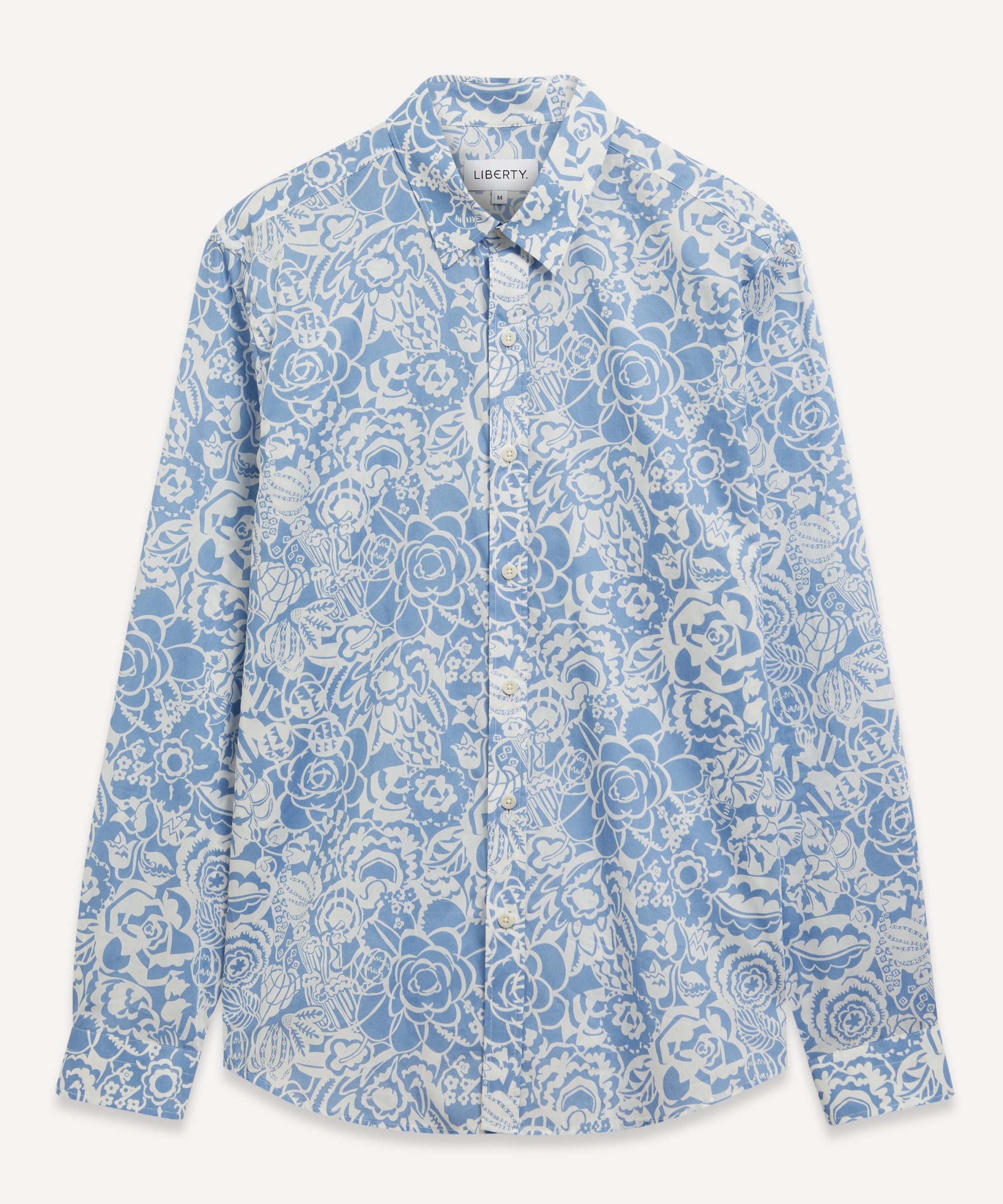 Liberty Classic Fit Tana Lawn™ Shirt in Mono Gatsby