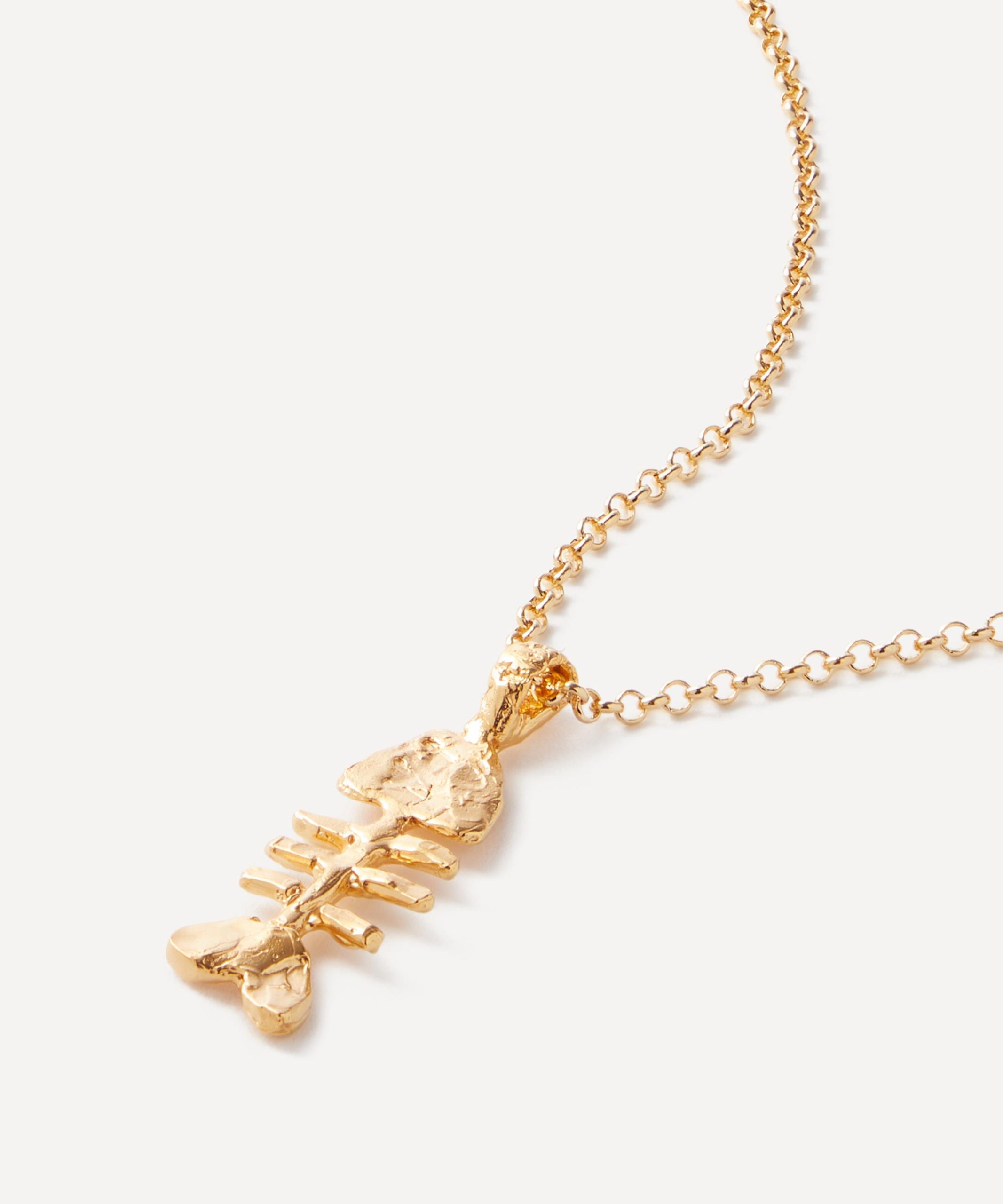 Alighieri 24ct Gold-Plated The Silhouette of Summer Pendant Necklace