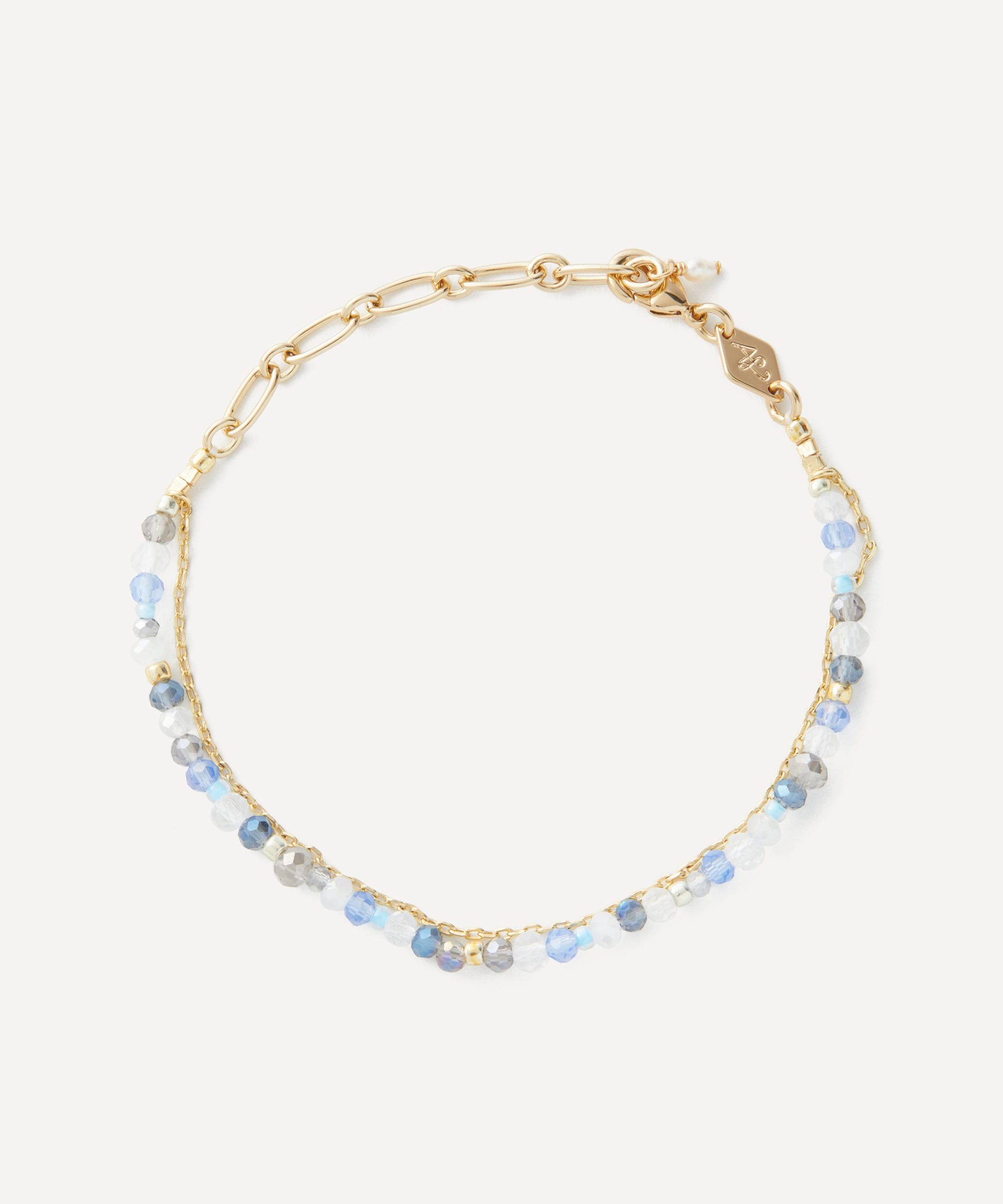 ANNI LU 18ct Gold-Plated Tropicana Silver Lining Bracelet