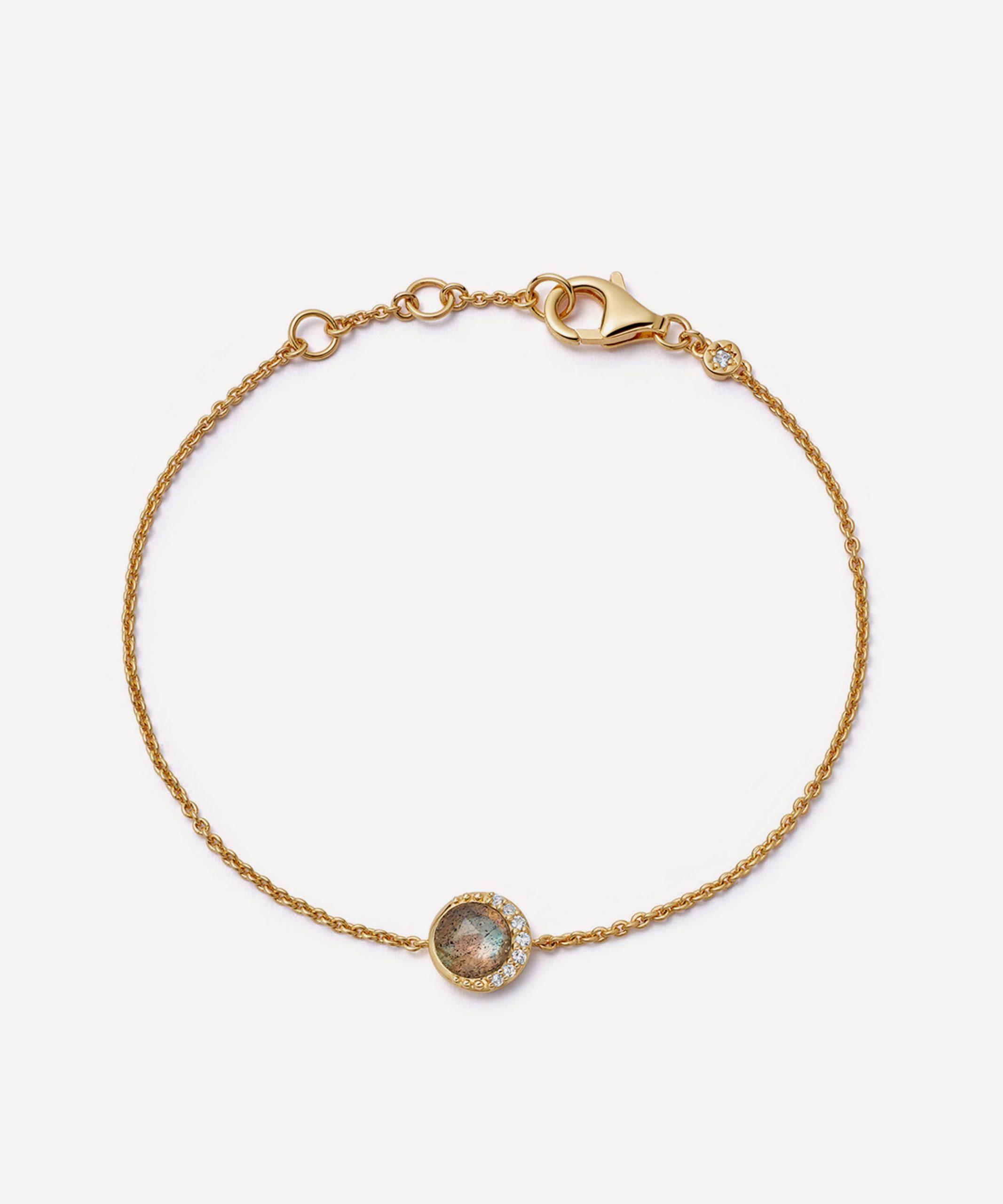 Astley Clarke 18ct Gold-Plated Vermeil Silver Luna Lapis Bracelet