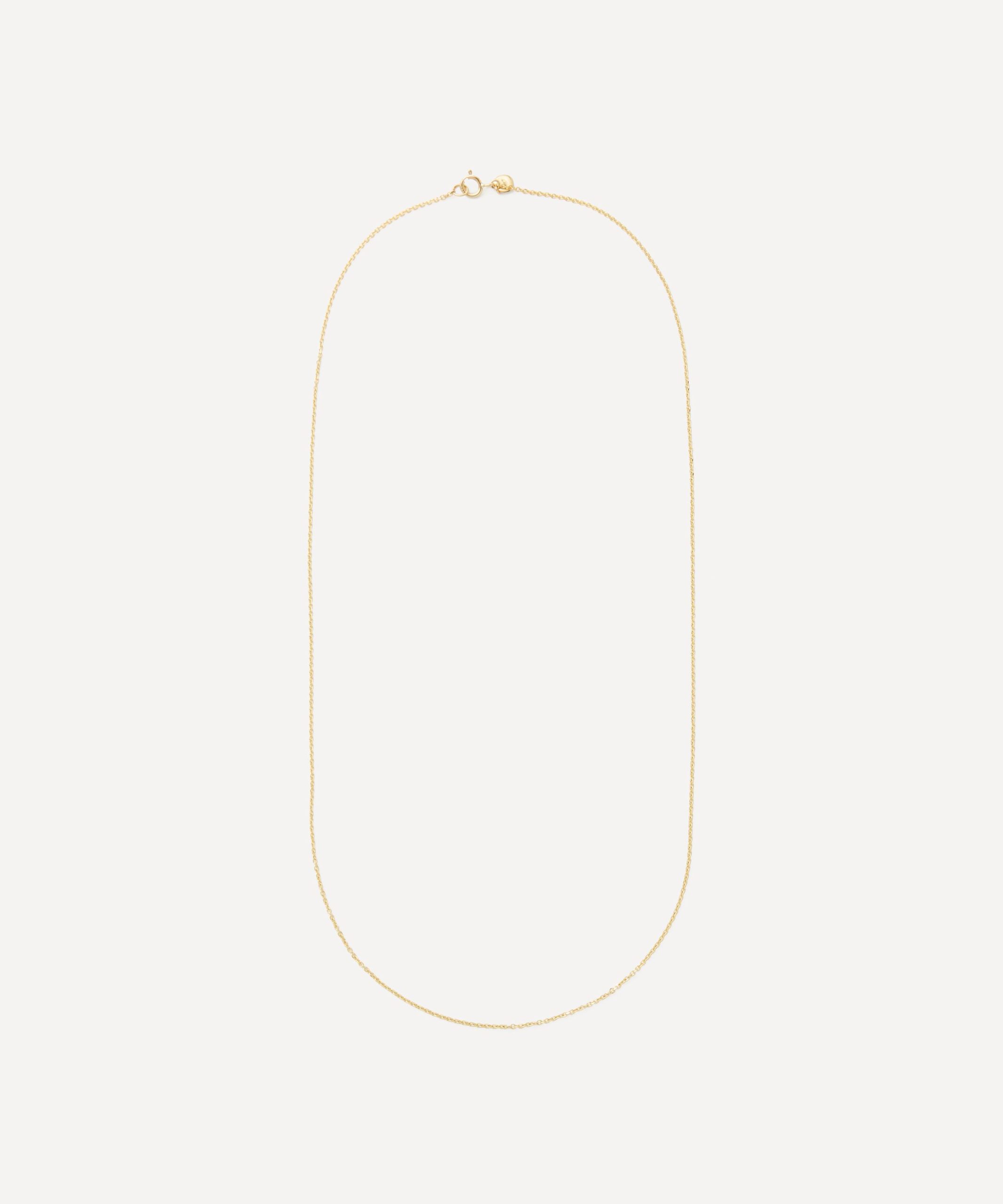Satomi Kawakita 18ct Gold Wound 18' Inch Chain Necklace