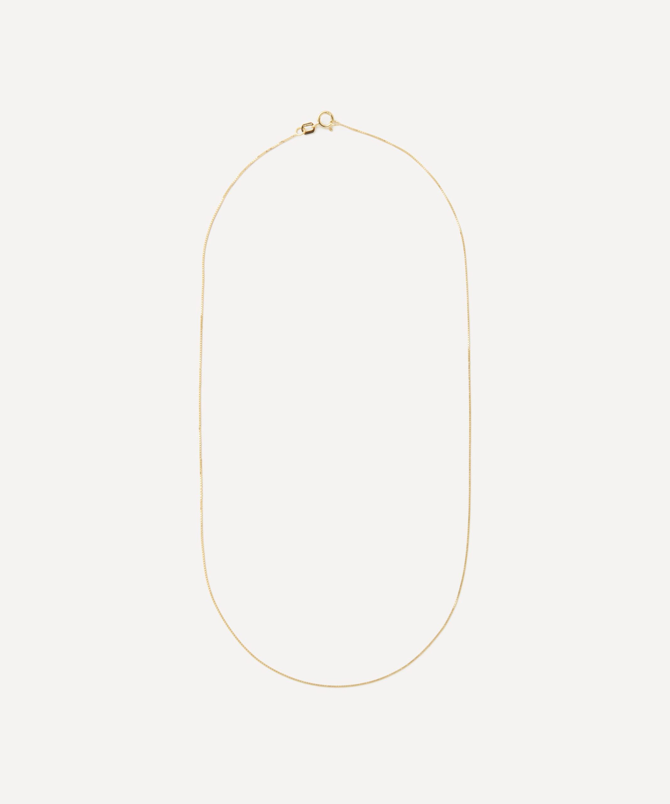 Satomi Kawakita 14ct Gold Slip 16’ Inch Chain Necklace