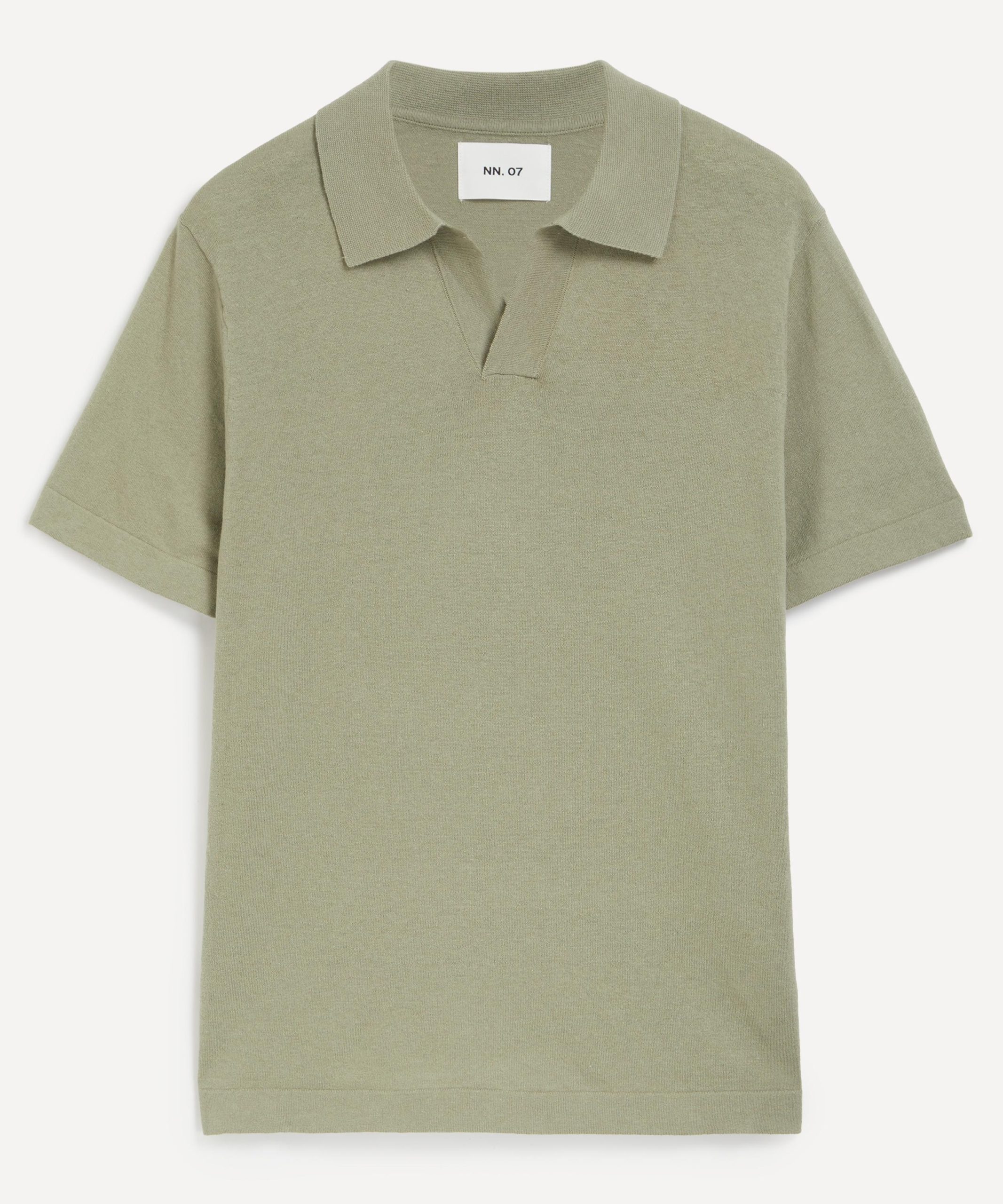 </br> Ryan Knitted Linen-Blend Polo
