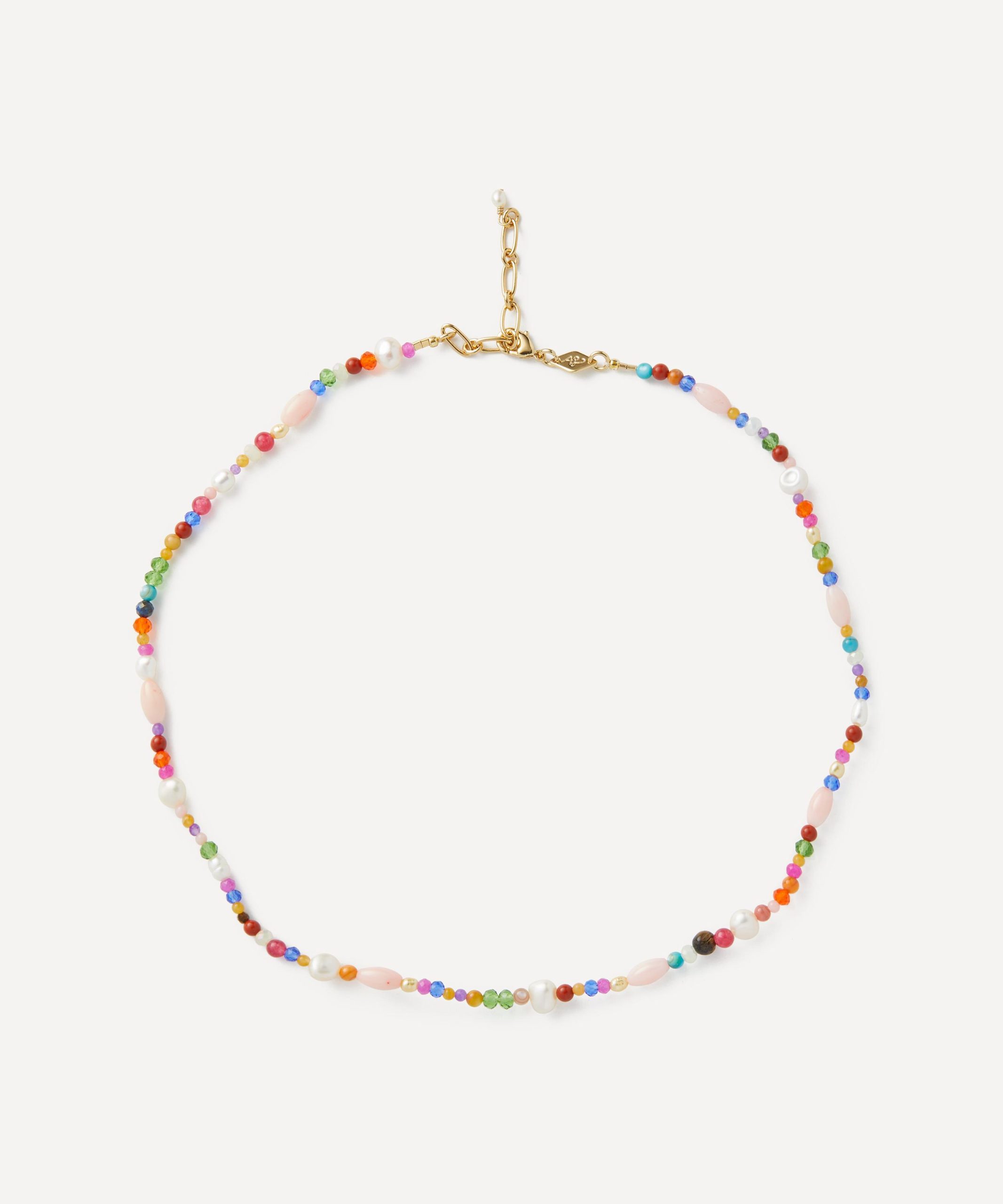 ANNI LU 18ct Gold-Plated Glamstone Bead Necklace