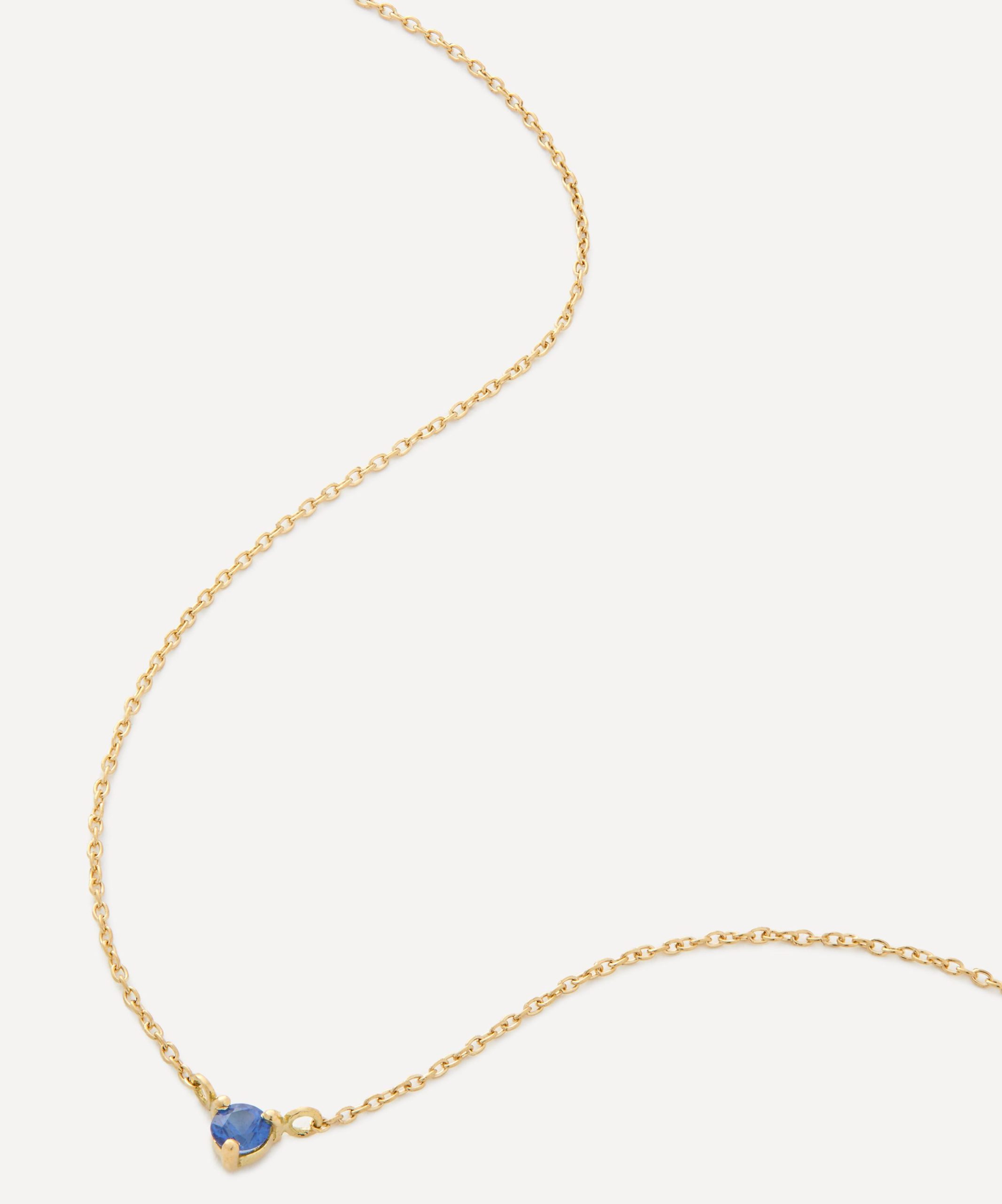 Satomi Kawakita 18ct Gold Sapphire Birthstone Necklace