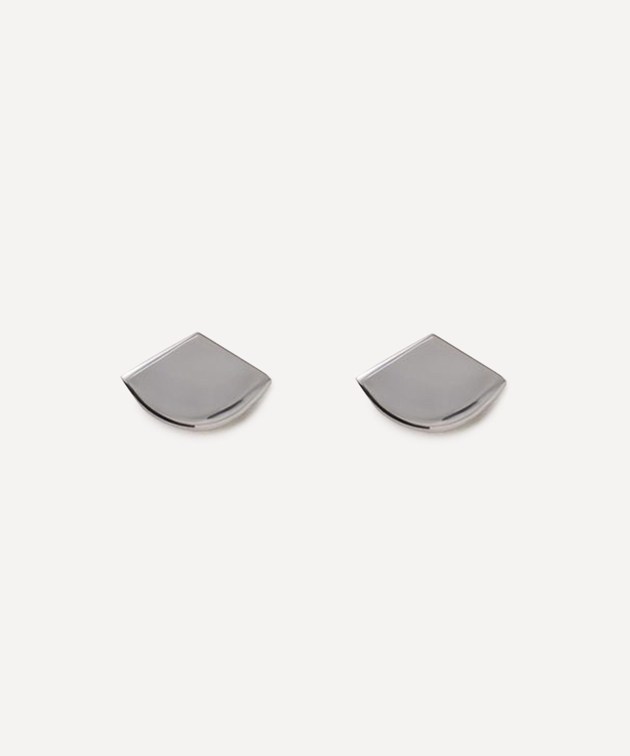 Annika Inez Sterling Silver Fan Post Earrings