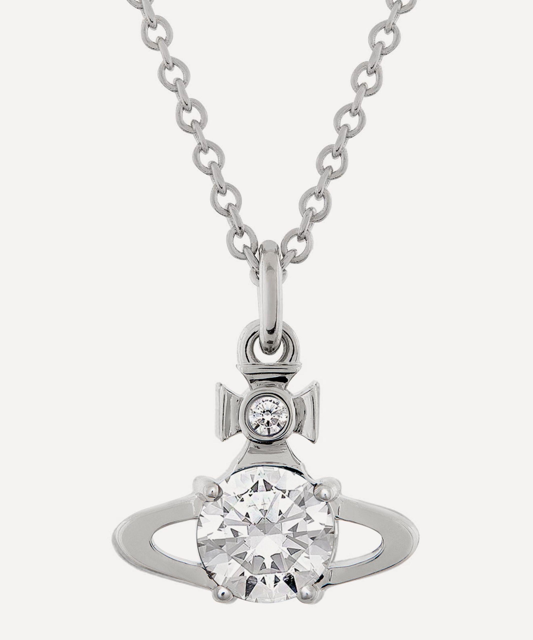Vivienne Westwood Silver-Tone Reina Pendant Necklace
