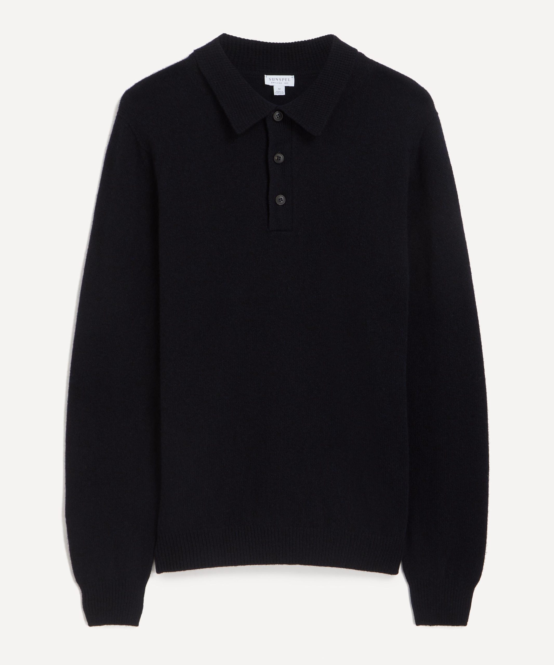 Sunspel Lambswool Polo Shirt