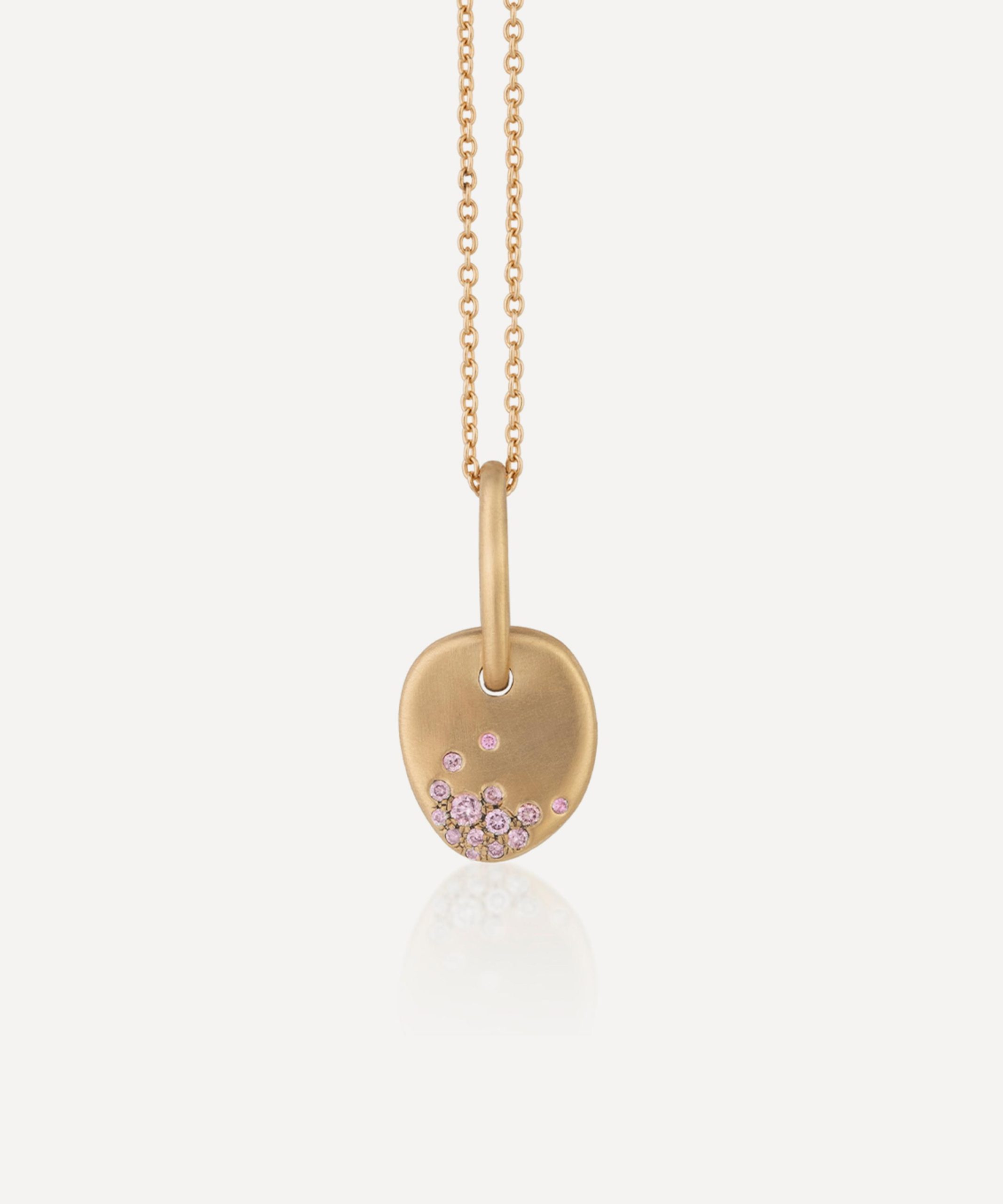 Nada Ghazal 18ct Gold My Muse Urban Colour Mini Pendant Necklace