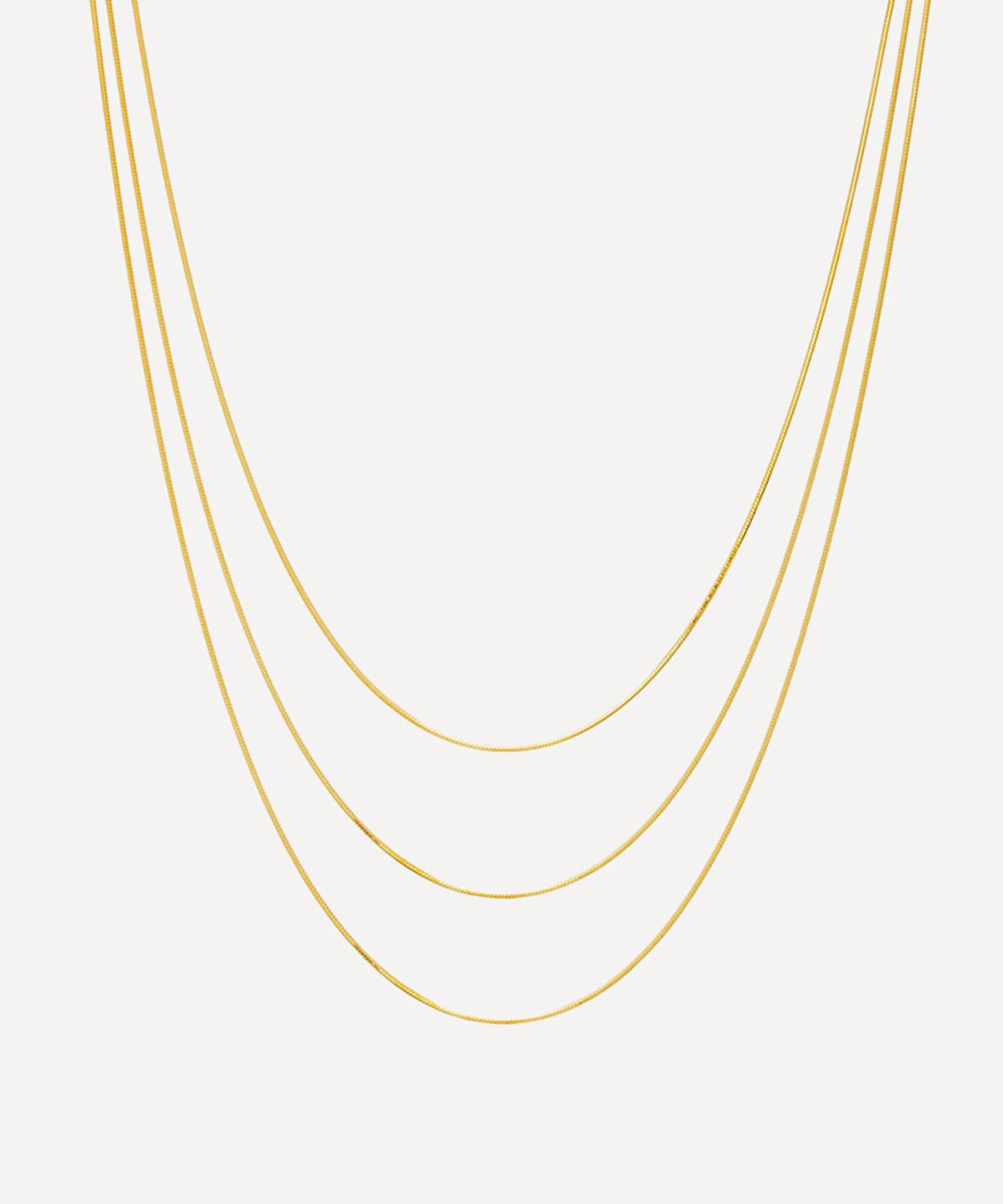 SHASHI 14ct Gold-Plated Sonara Necklace