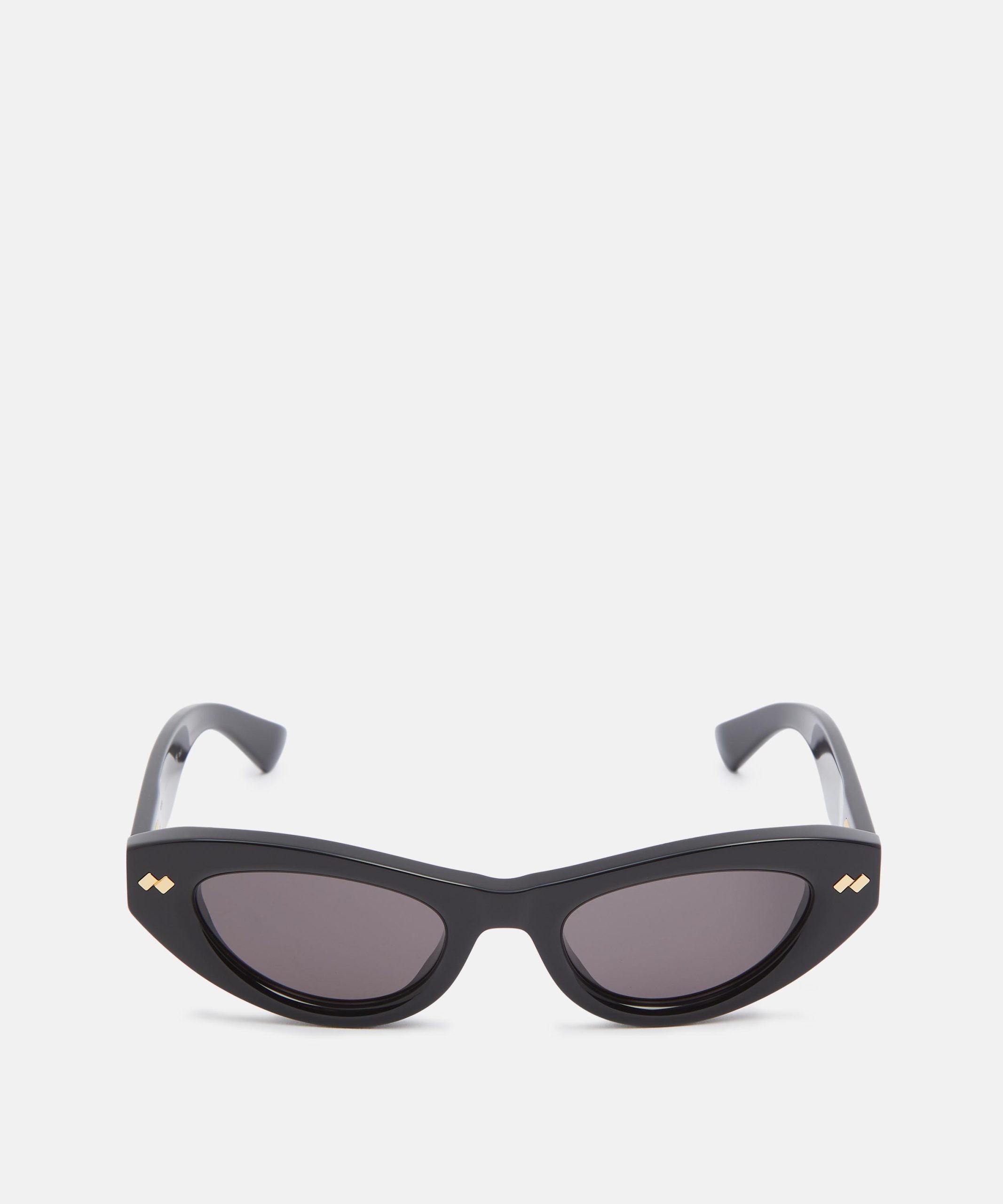 Bottega Veneta Black Cat-Eye Sunglasses