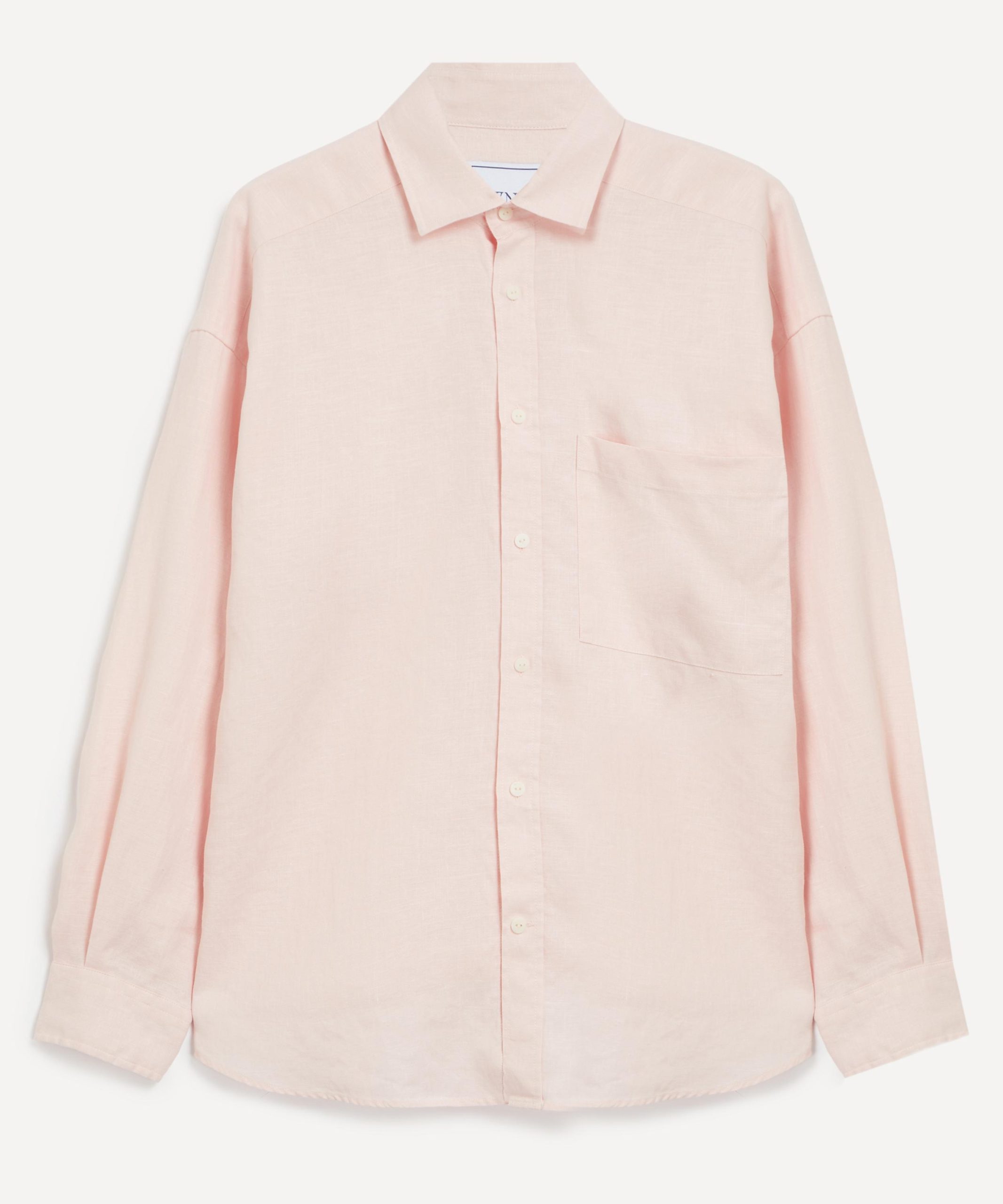 With Nothing Underneath The Weekend Chocolate Blush Shirt