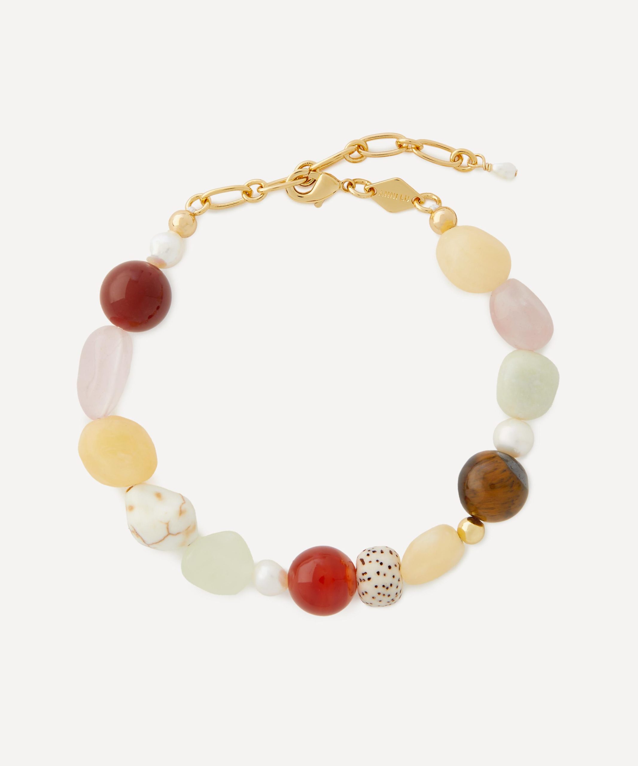 ANNI LU 18ct Gold-Plated Seaside Bead Bracelet