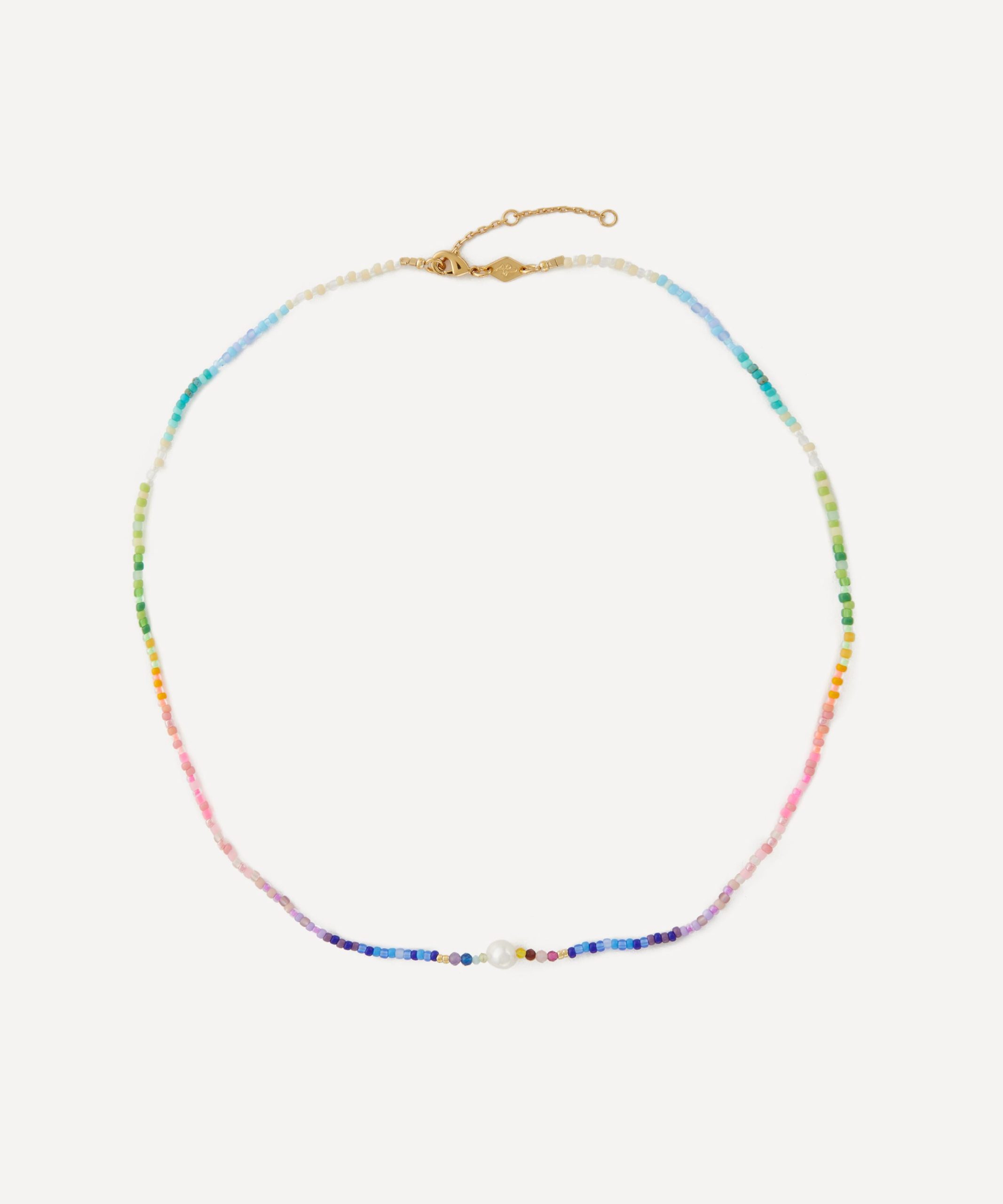 ANNI LU 18ct Gold-Plated Capri Bead Necklace