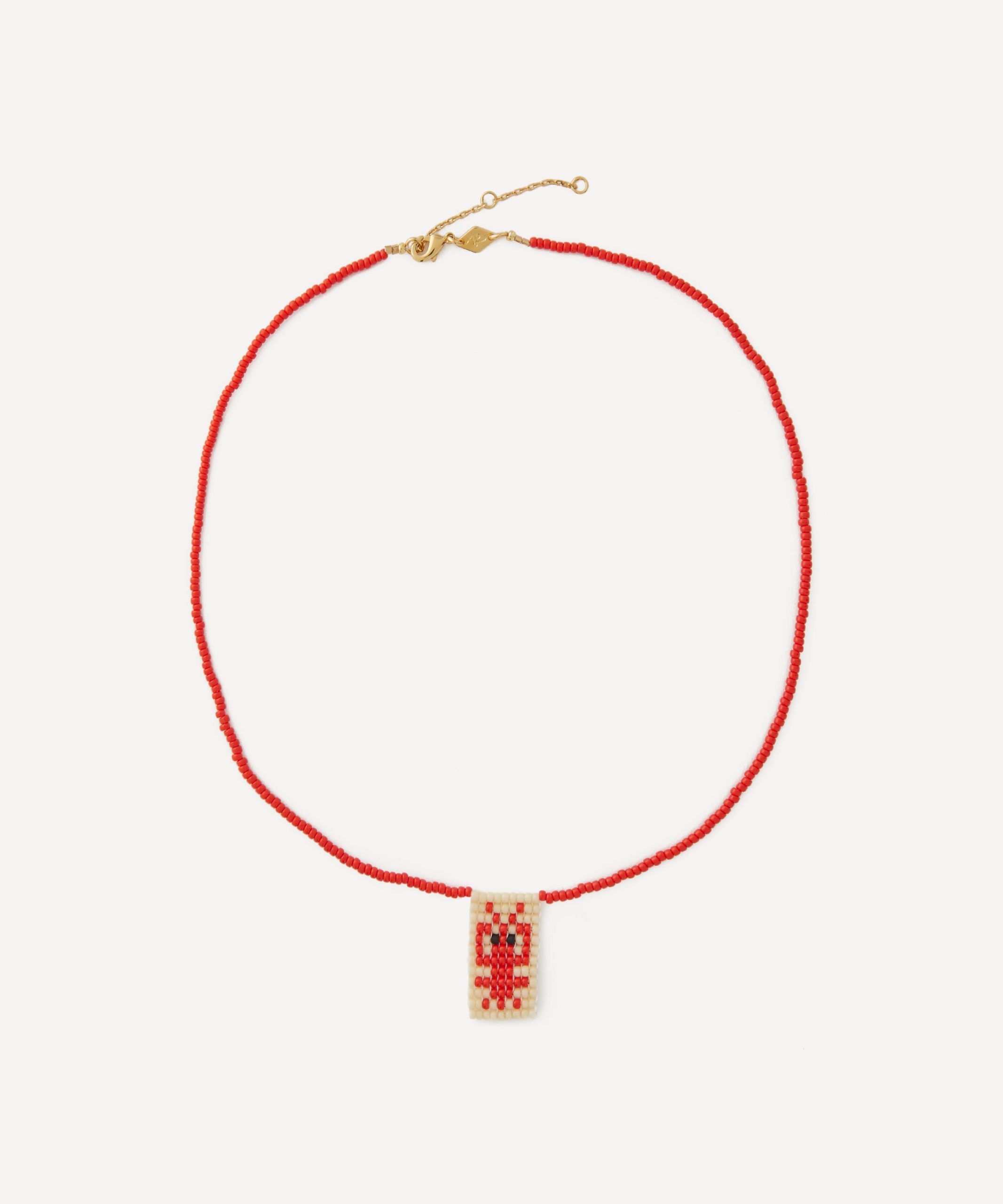 ANNI LU 18ct Gold-Plated You’re My Lobster Bead Necklace
