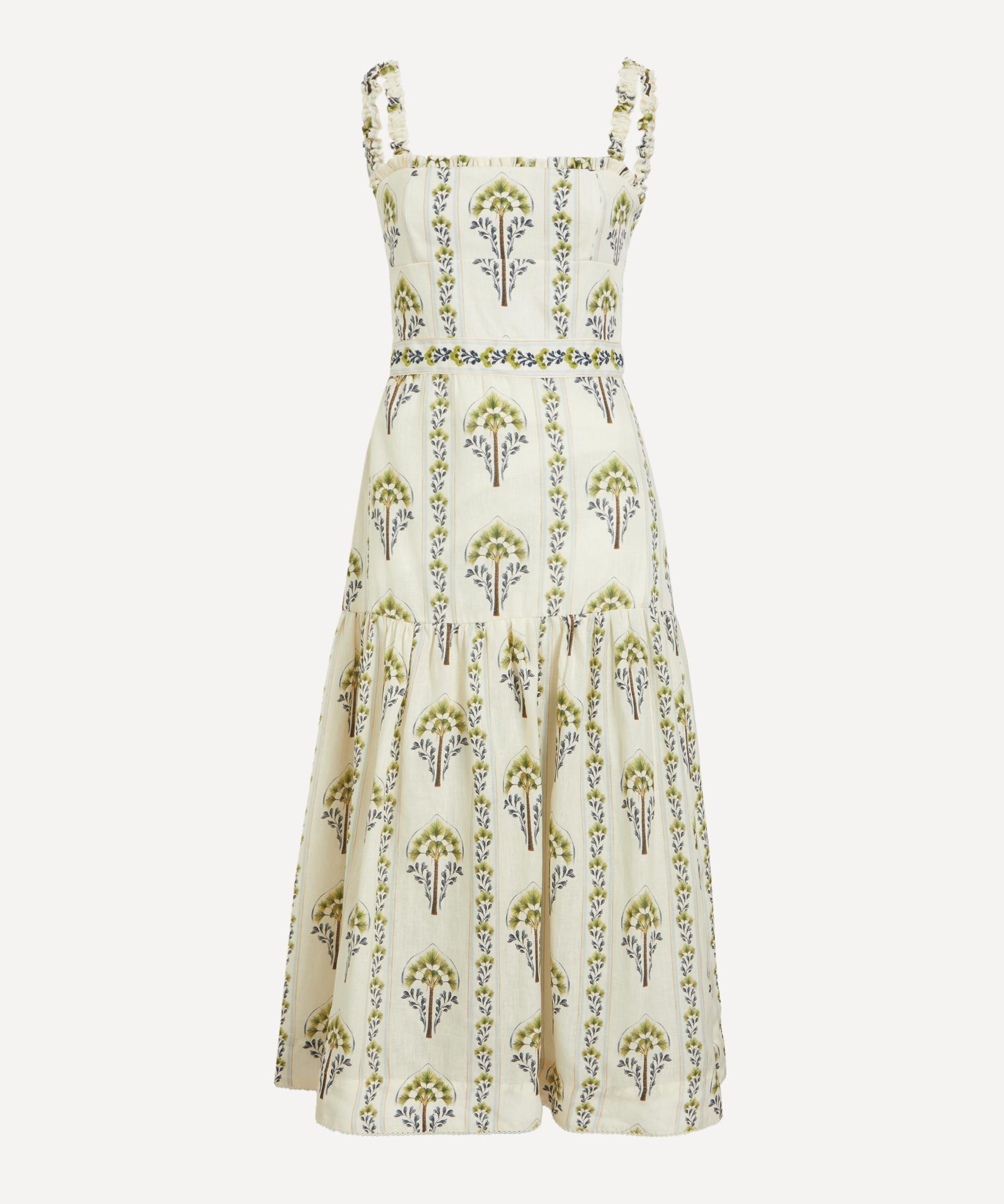 Agua Bendita Nispero Moriche Midi Dress