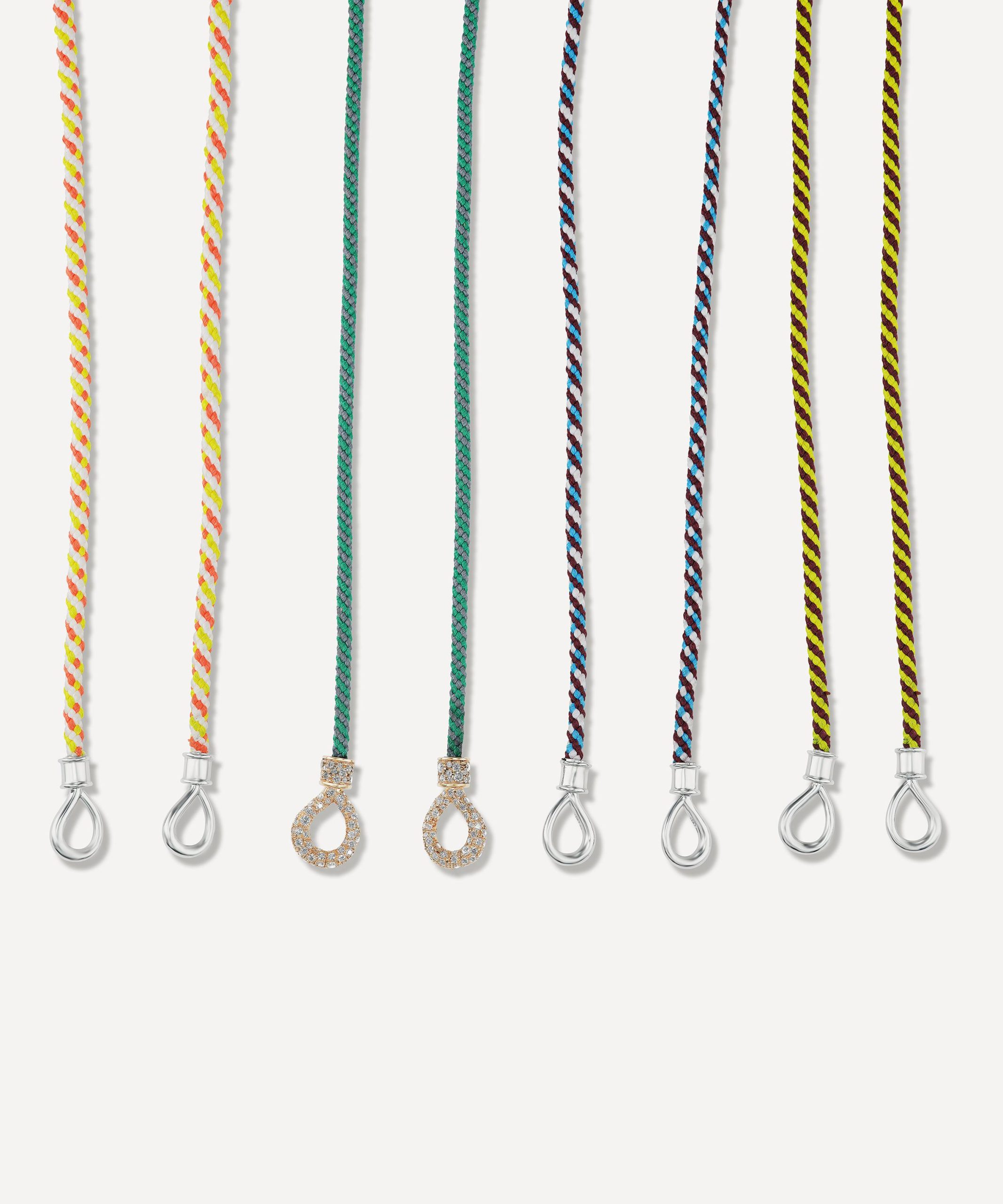 Marla Aaron 14ct Rose Gold String Project Necklace