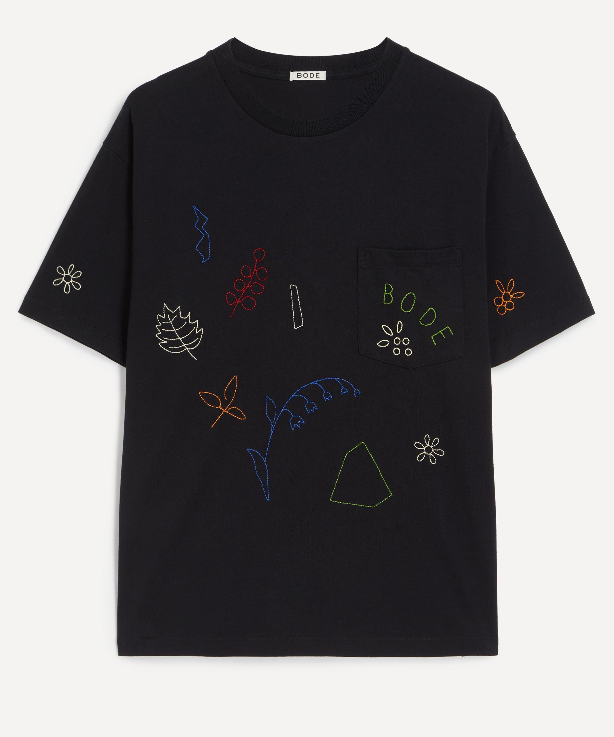 Bode Embroidered Field Guide T-Shirt