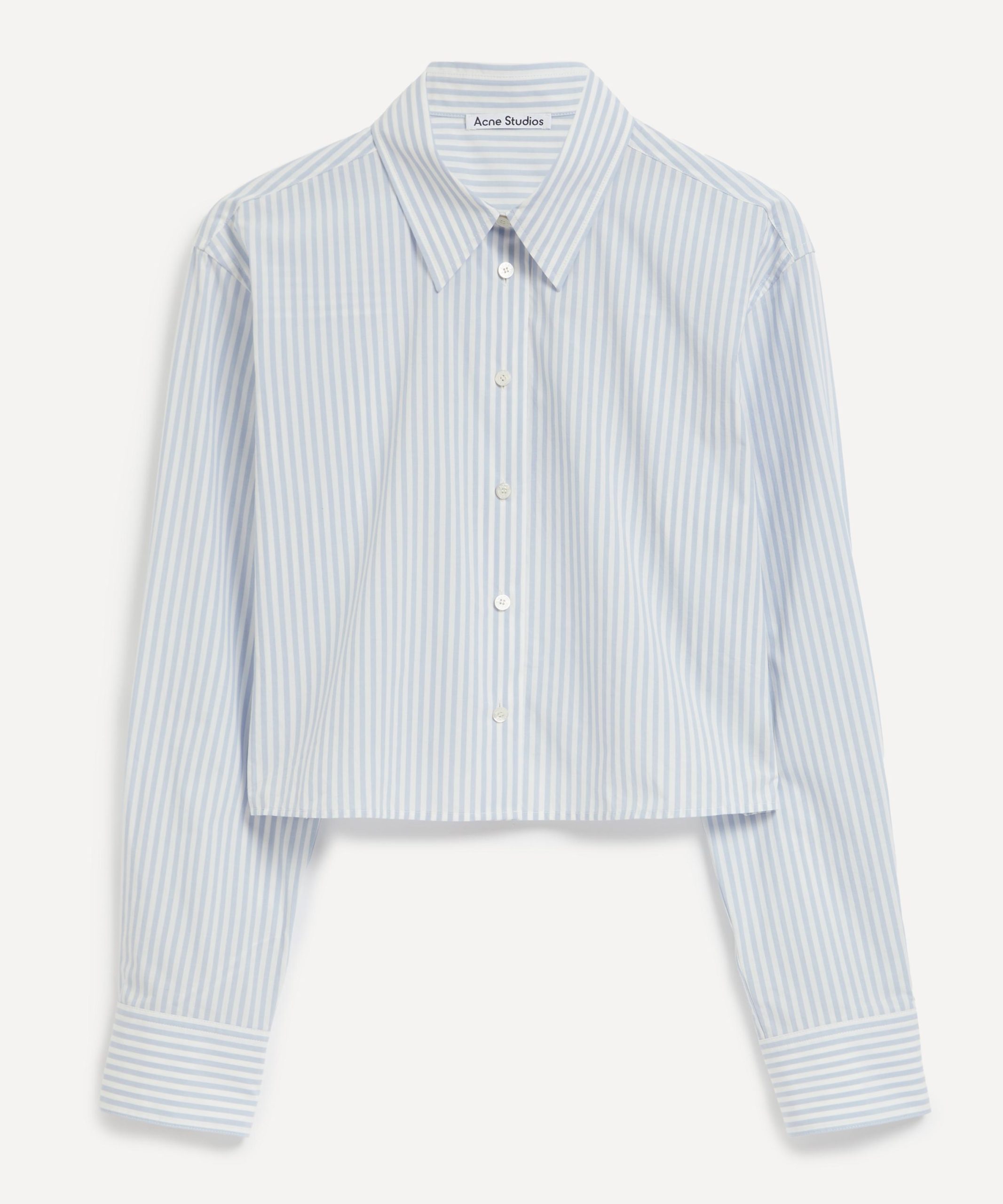 Acne Studios Button-Up Logo Stamp Shirt
