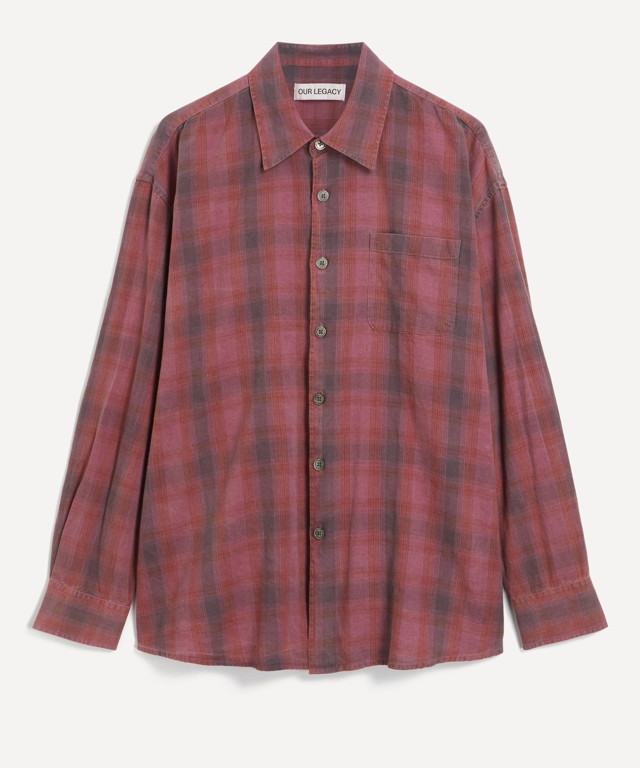 Our Legacy Borrowed Idaho Flannel Check Shirt