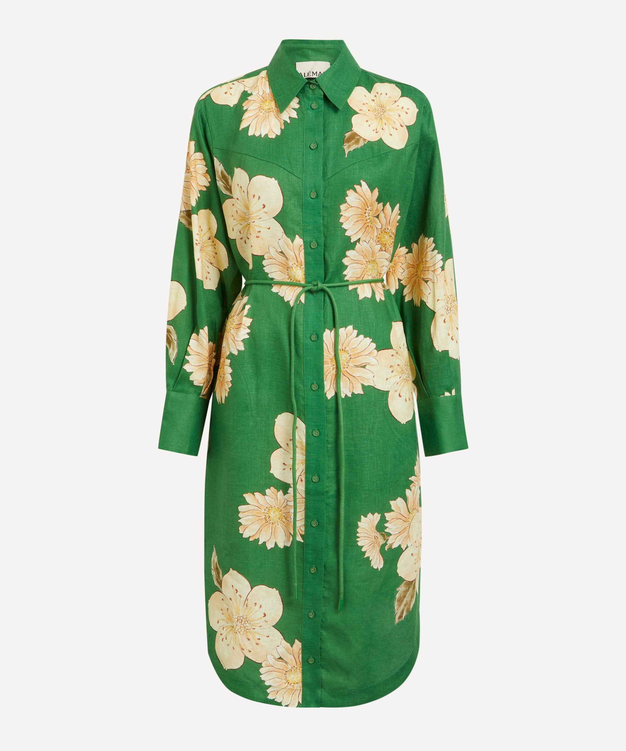 ALÉMAIS Sage Shirt Dress
