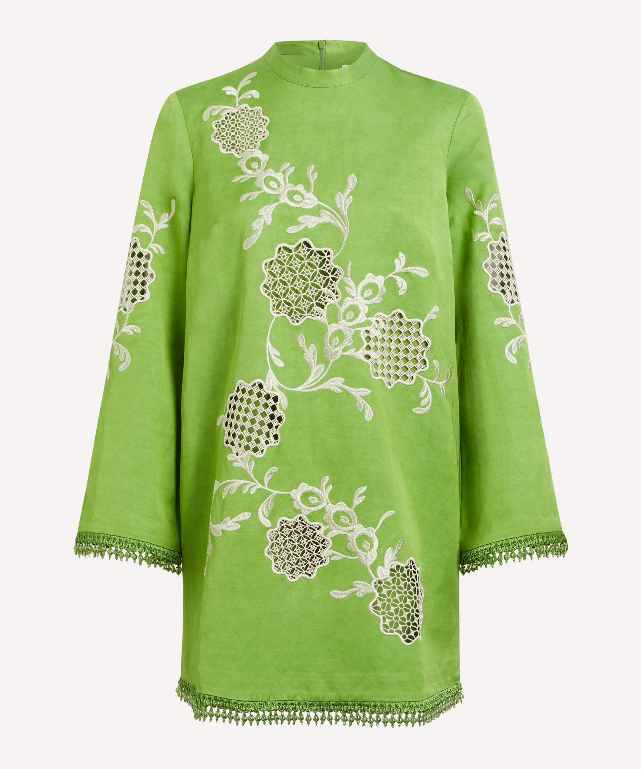 ALÉMAIS Luisa Embroidered Mini Dress