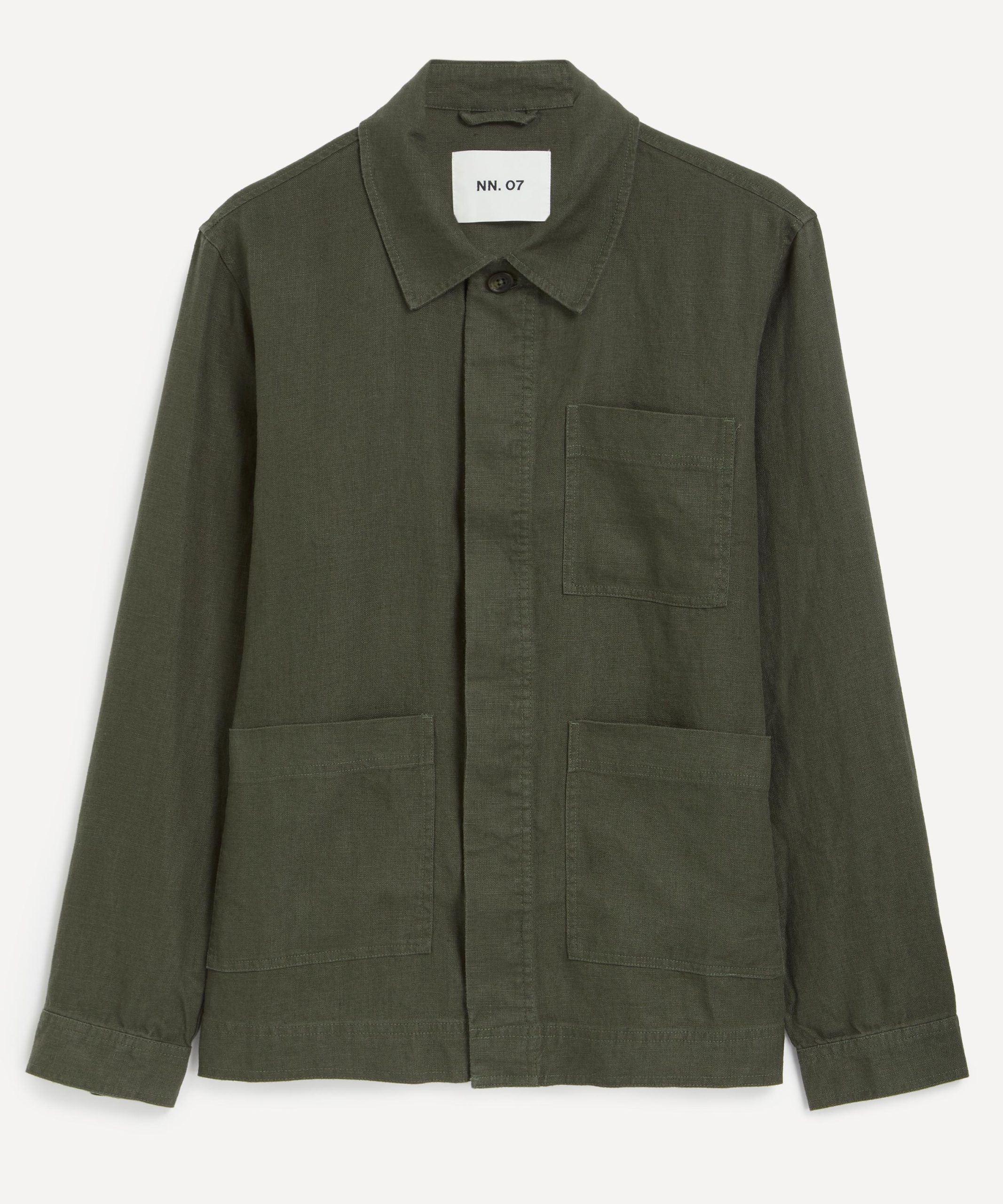 </br>                            Olav Linen Workwear Overshirt