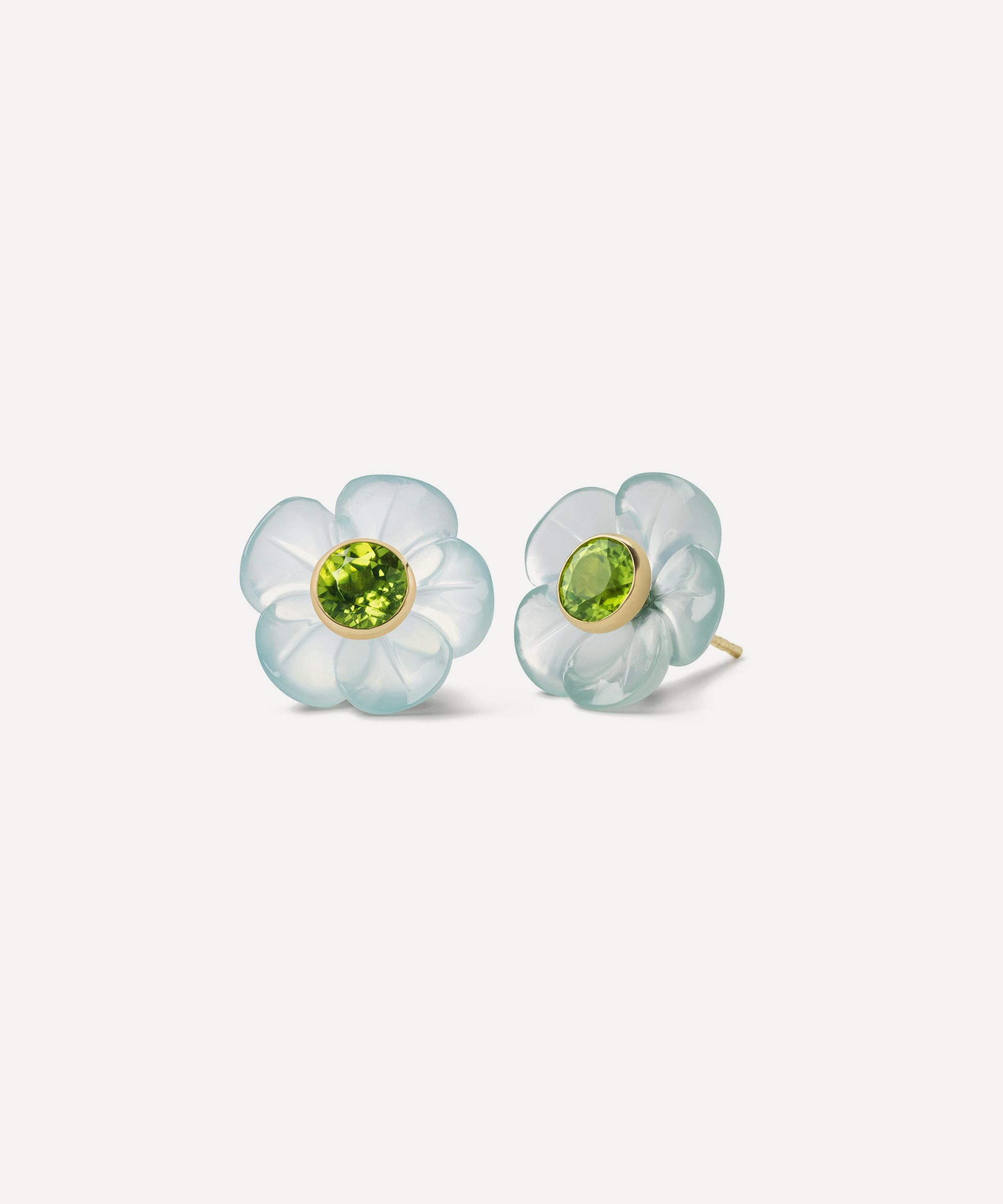 Sophie Joanne 14ct Gold Island Flower Stud Earrings
