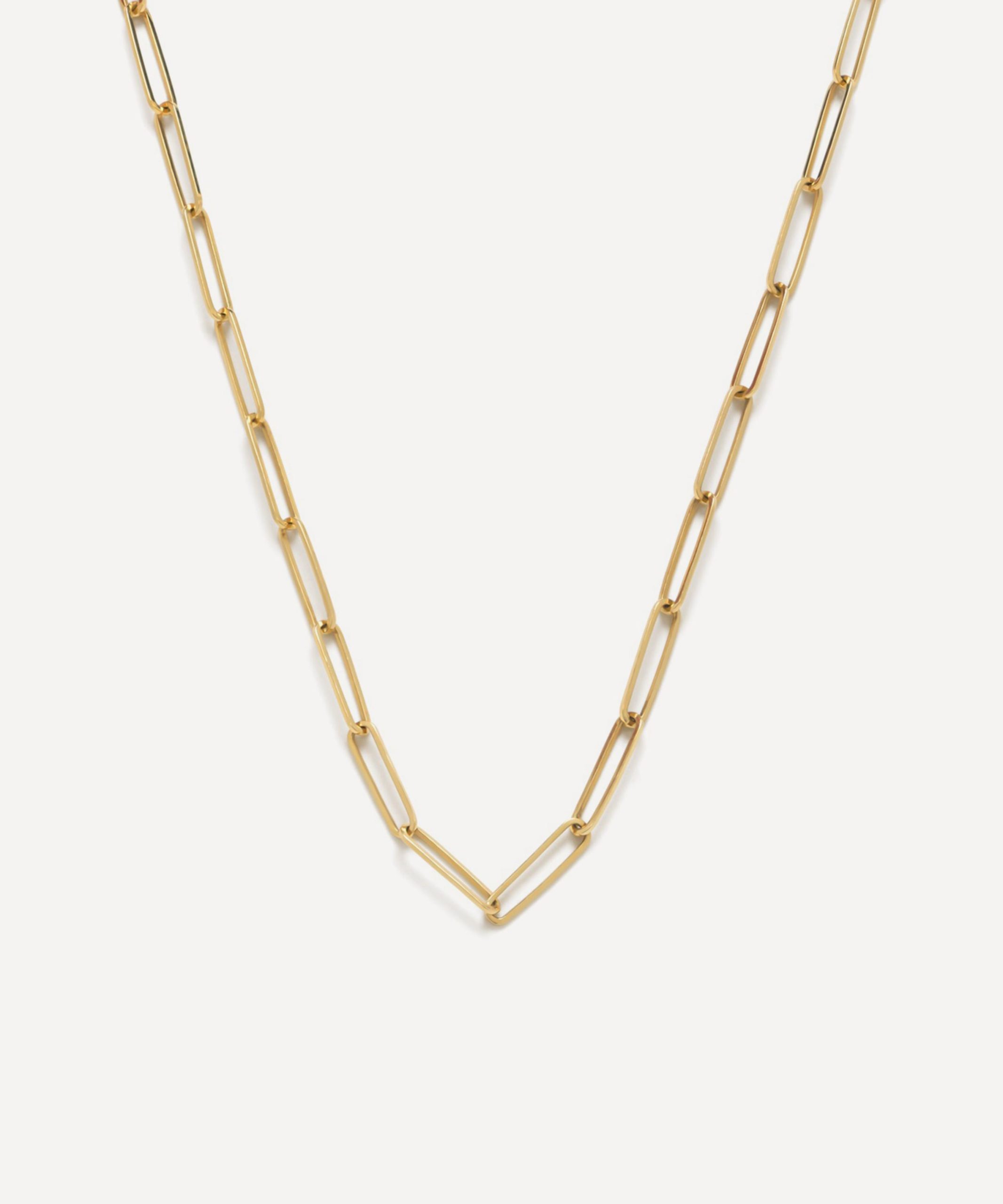 Sophie Joanne 14ct Gold Flat Link Chain Necklace