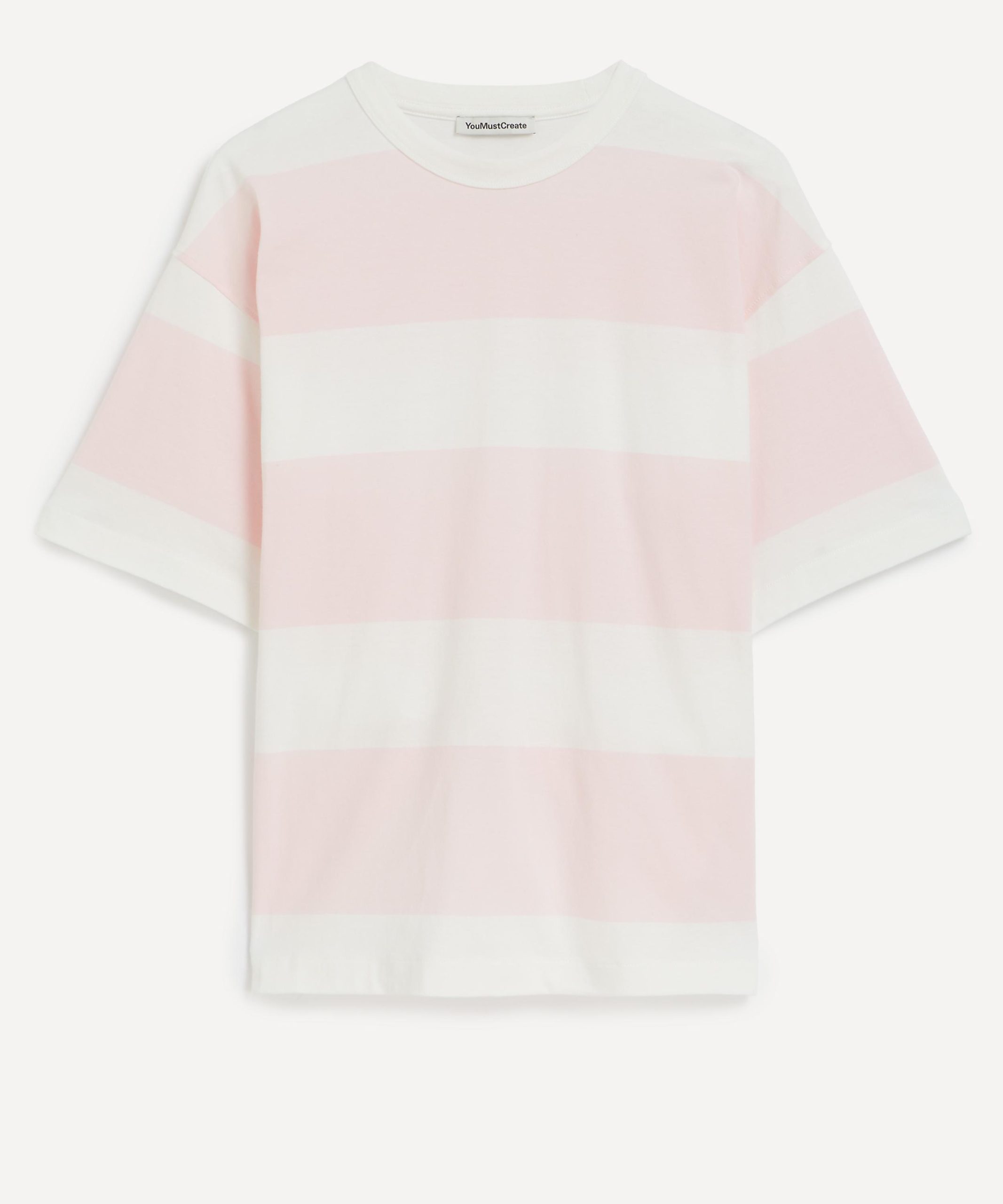 YMC Pink Triple Stripe T-Shirt