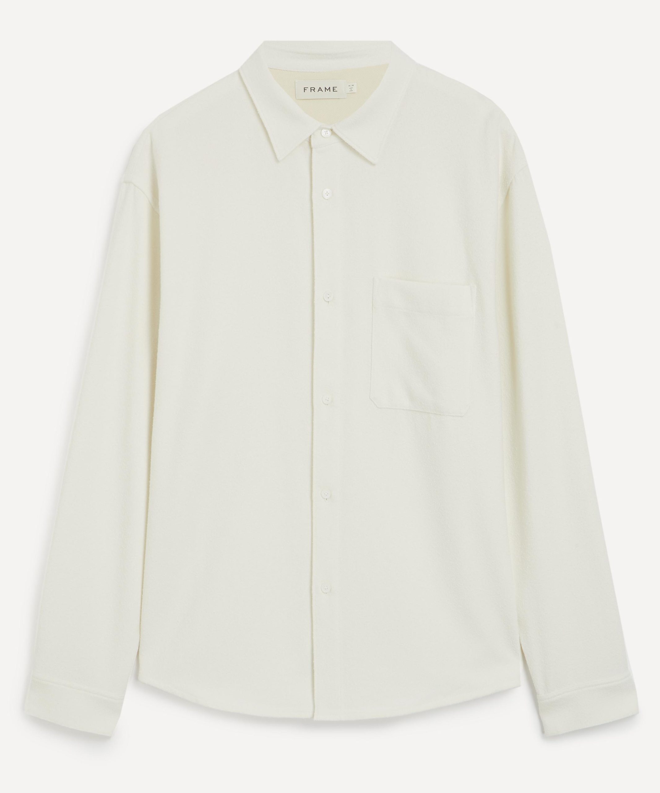 Frame Textured Long-Sleeve Shirt