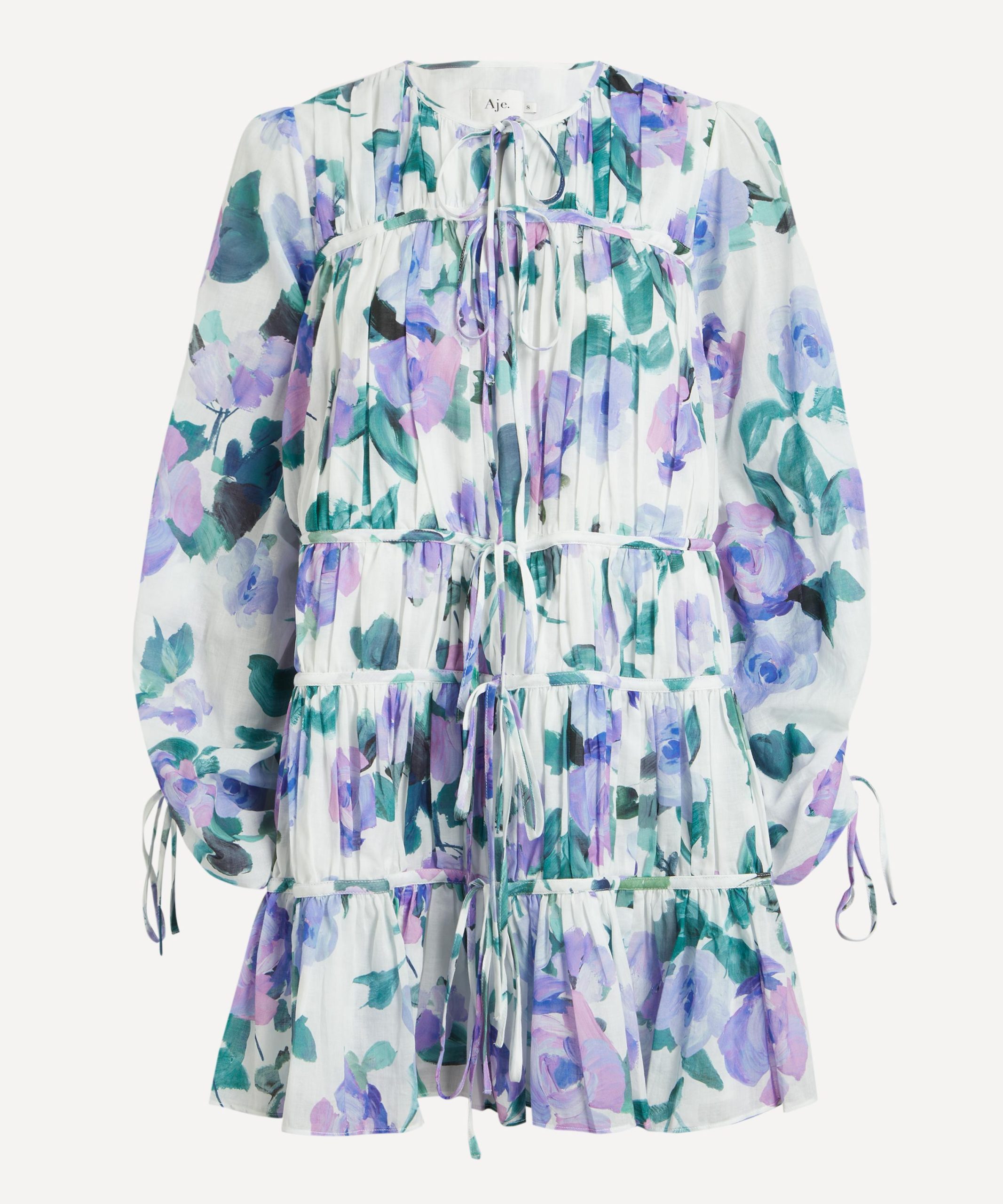 Aje Clover Lilac Dawn Mini Dress