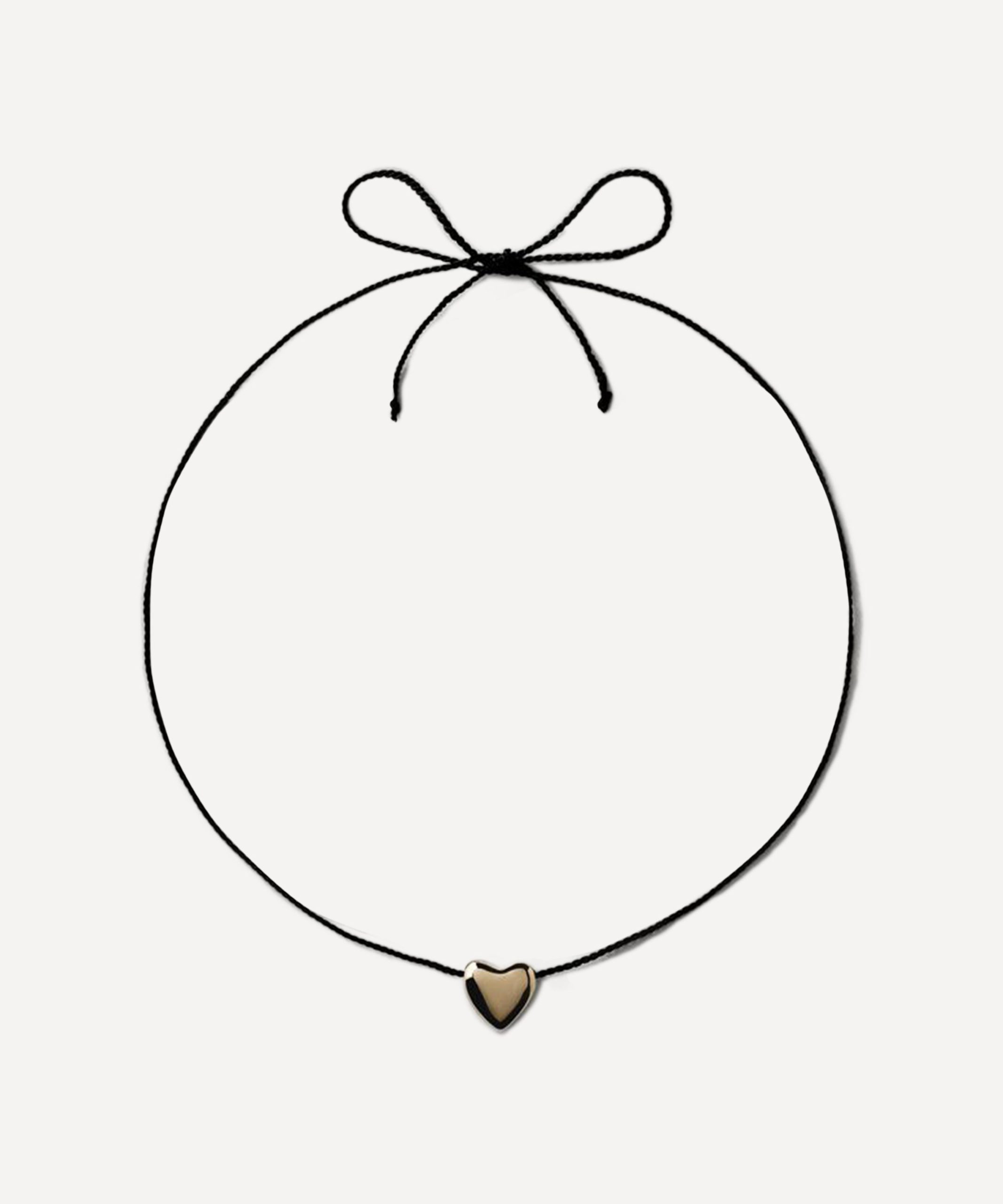 Annika Inez 14ct Gold-Plated Mini Heart Pendant Necklace