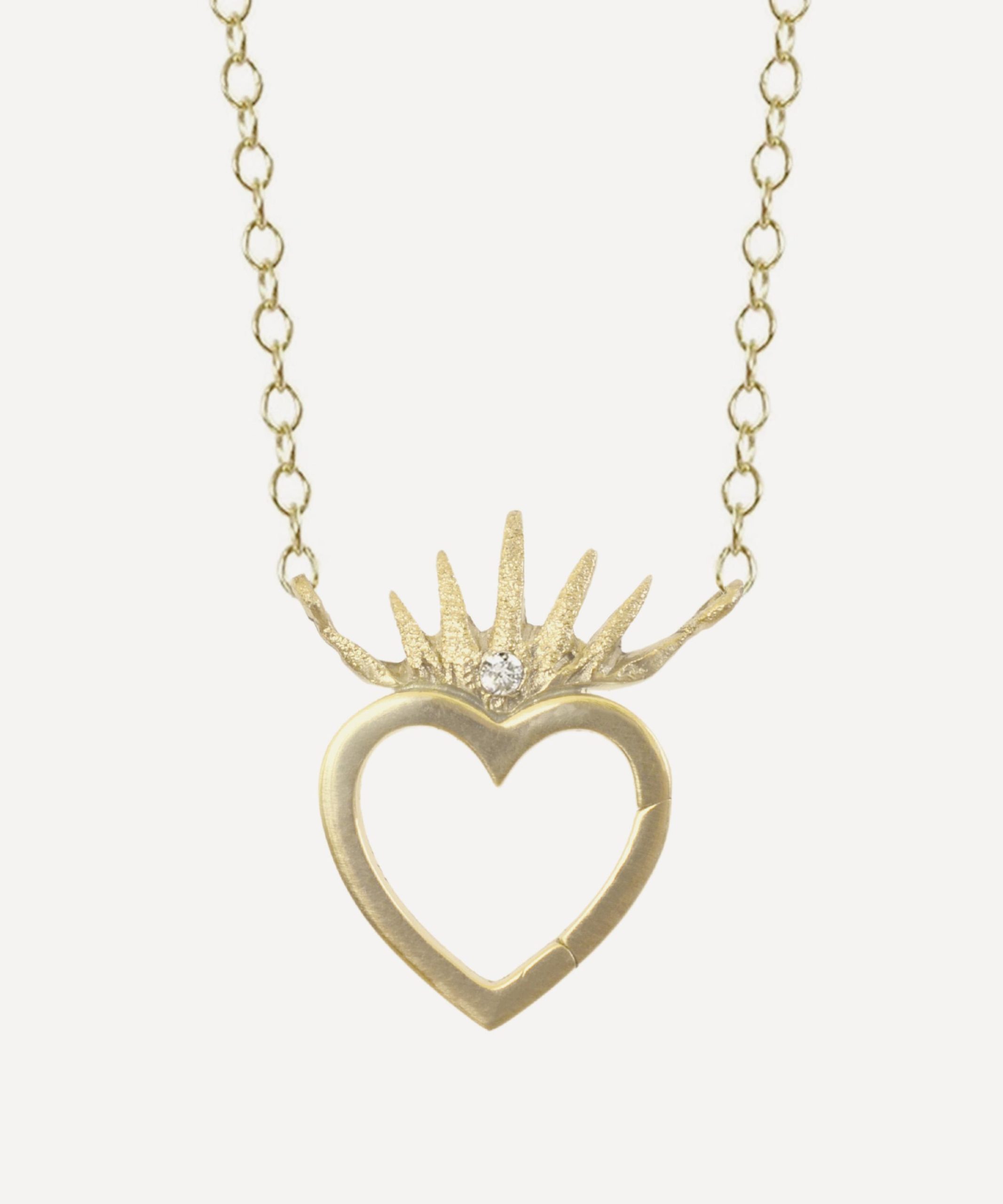 Acanthus 14ct Gold Love Victorious Charm Holder Necklace