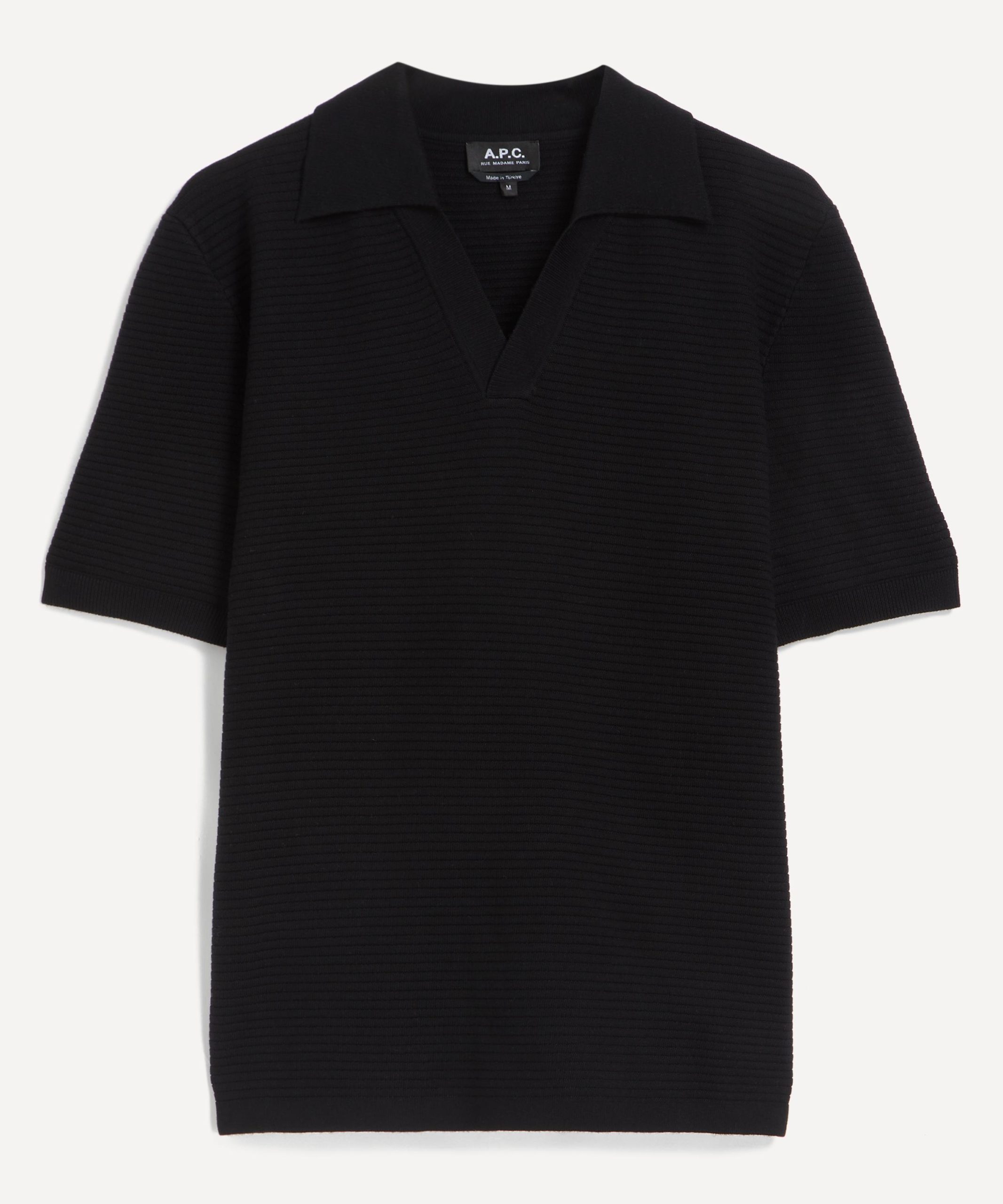 A.P.C. Black Livio Polo Shirt