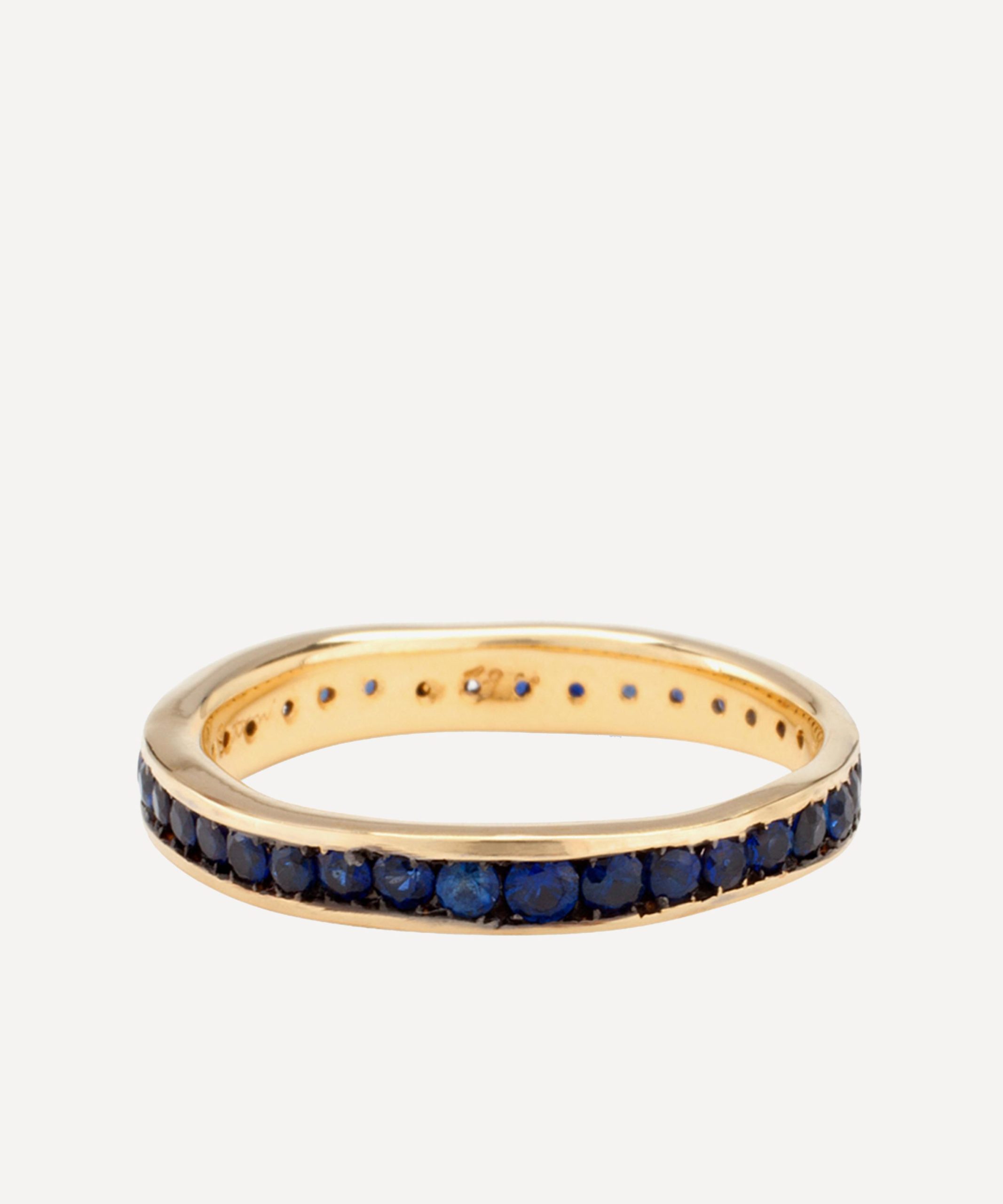 Satomi Kawakita 18ct Gold Sapphire Absolute Band Ring