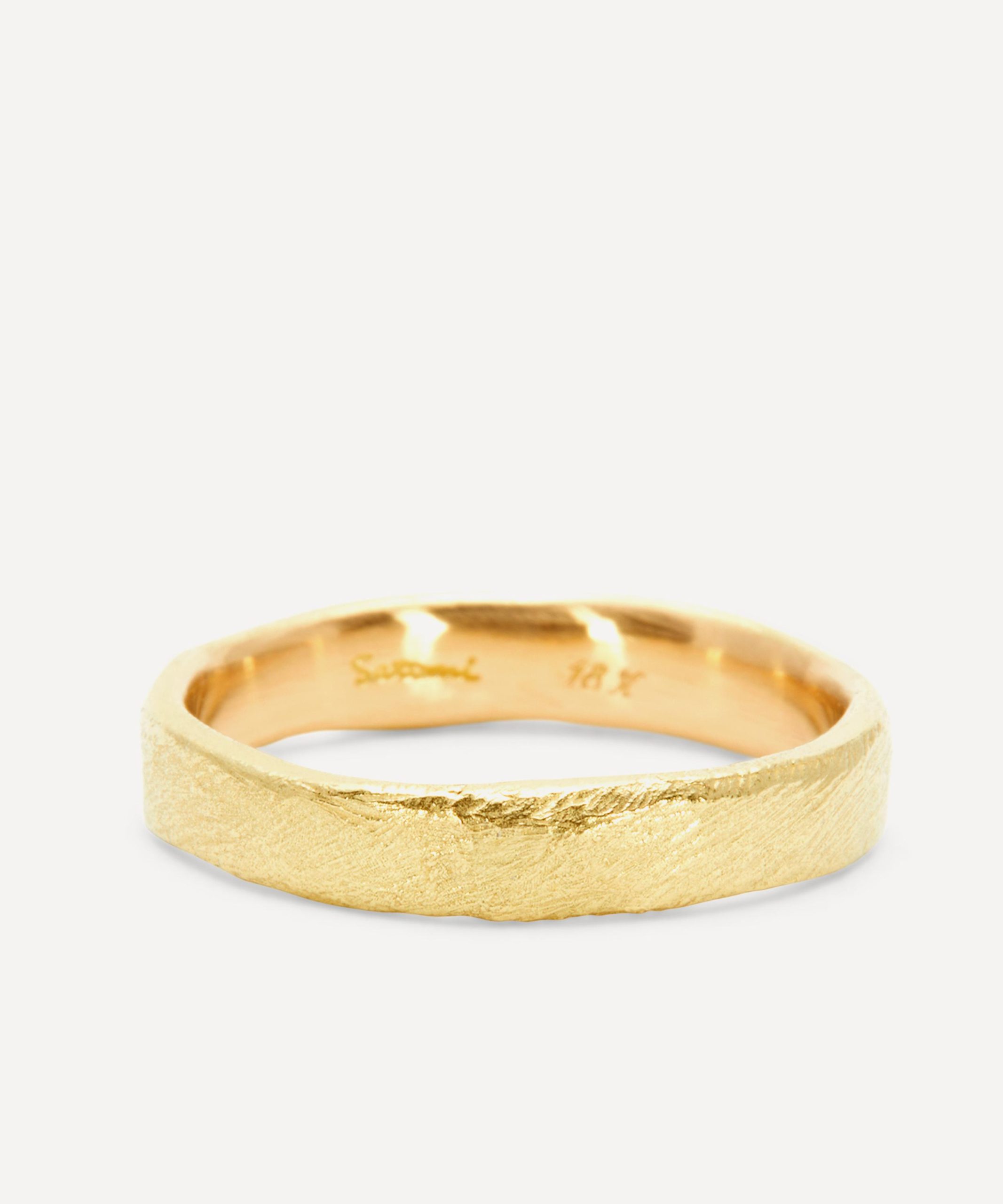 Satomi Kawakita 18ct Gold Organic Band Ring