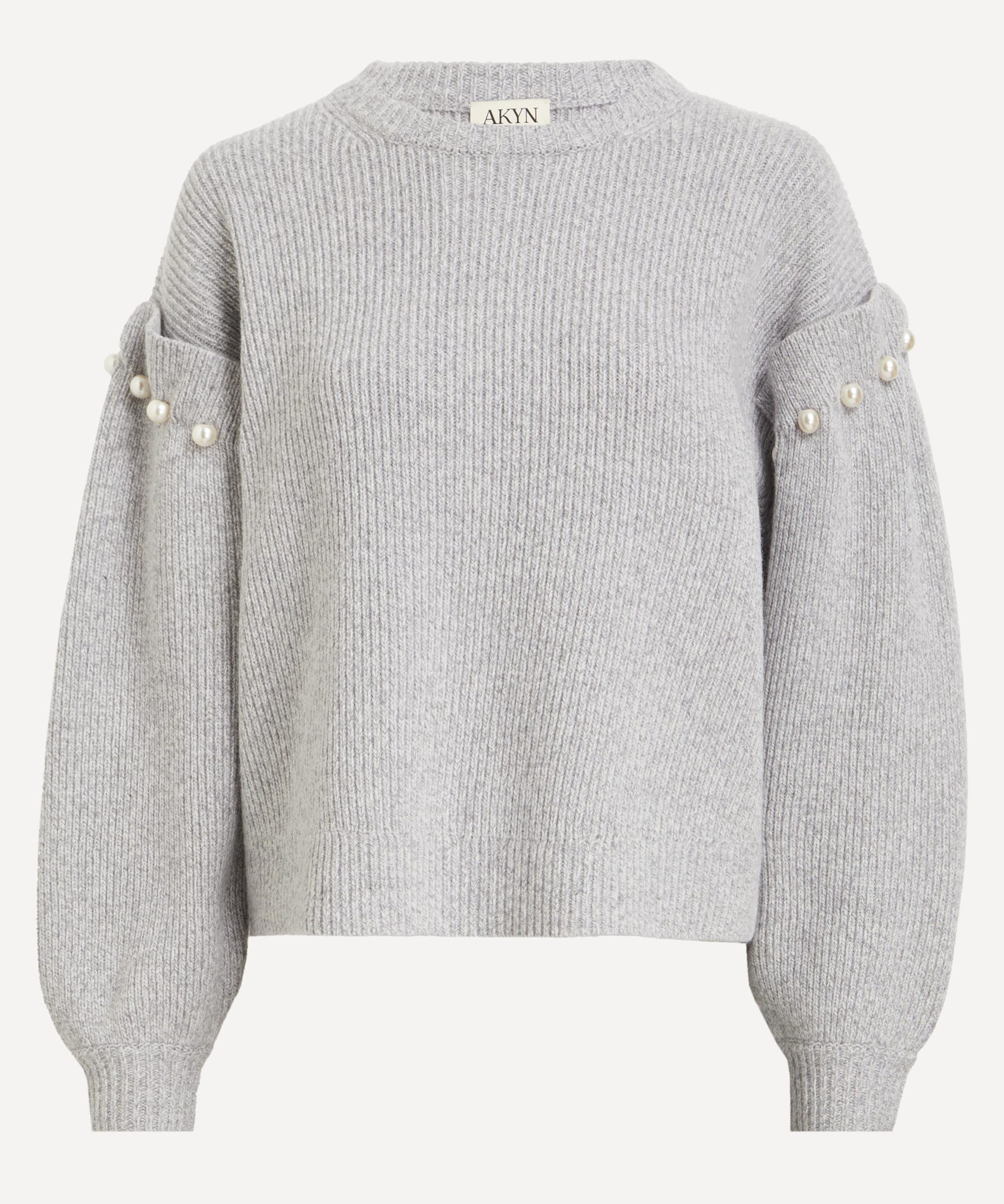 AKYN Yuki Grey Marl Jumper
