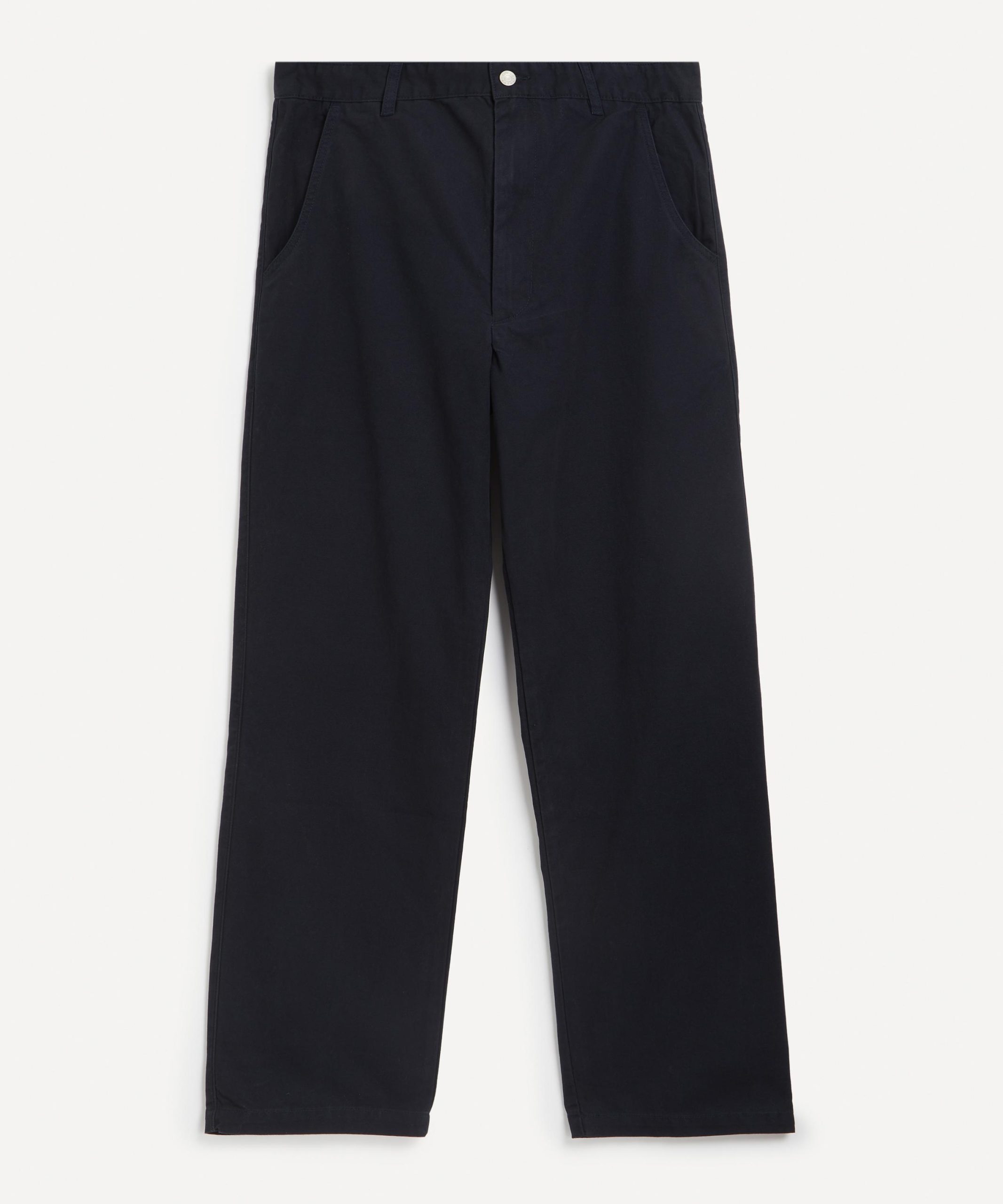 Adsum Navy Flap Pocket Trousers