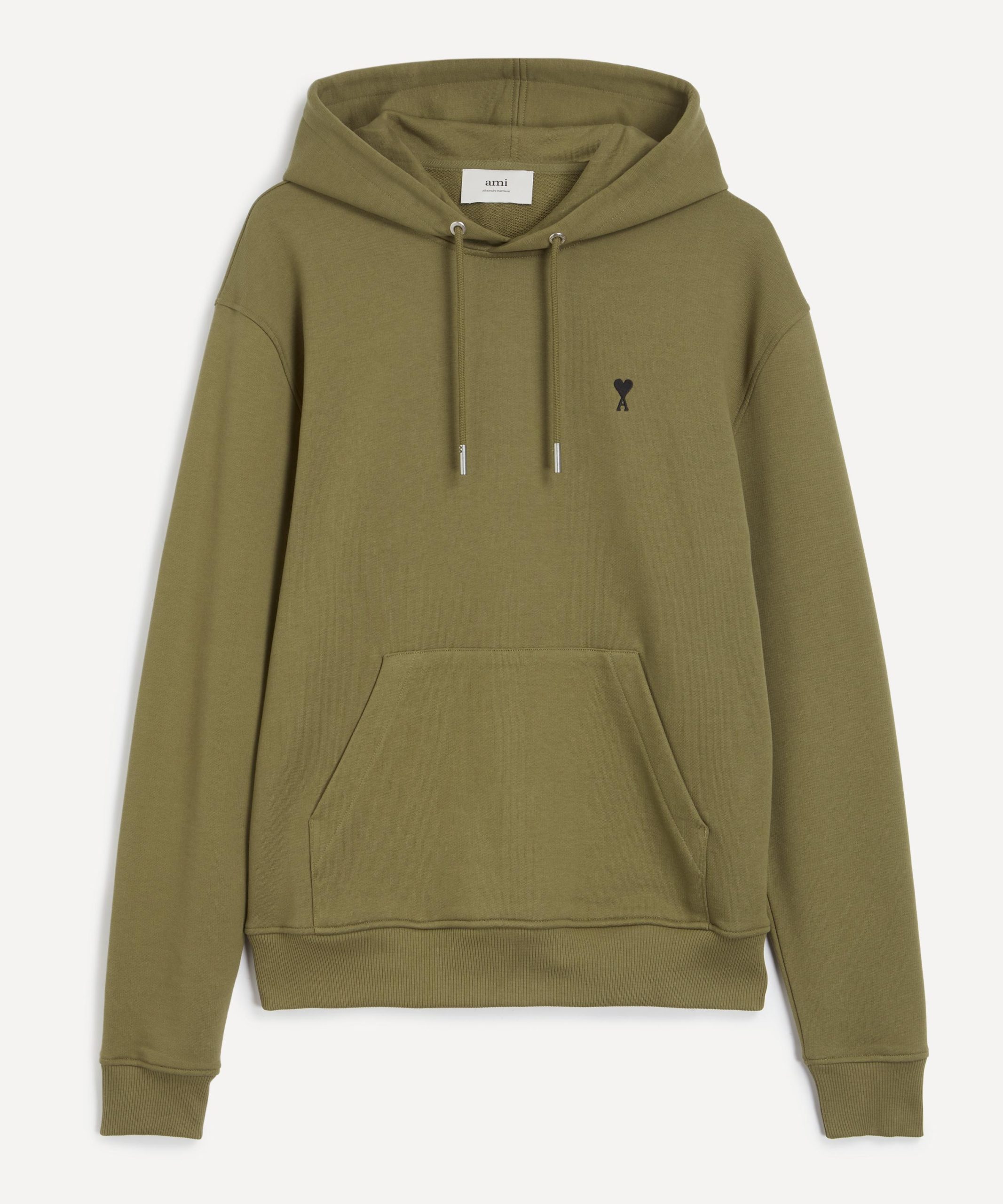 Ami Cotton Contrast Ami de Coeur Hoodie