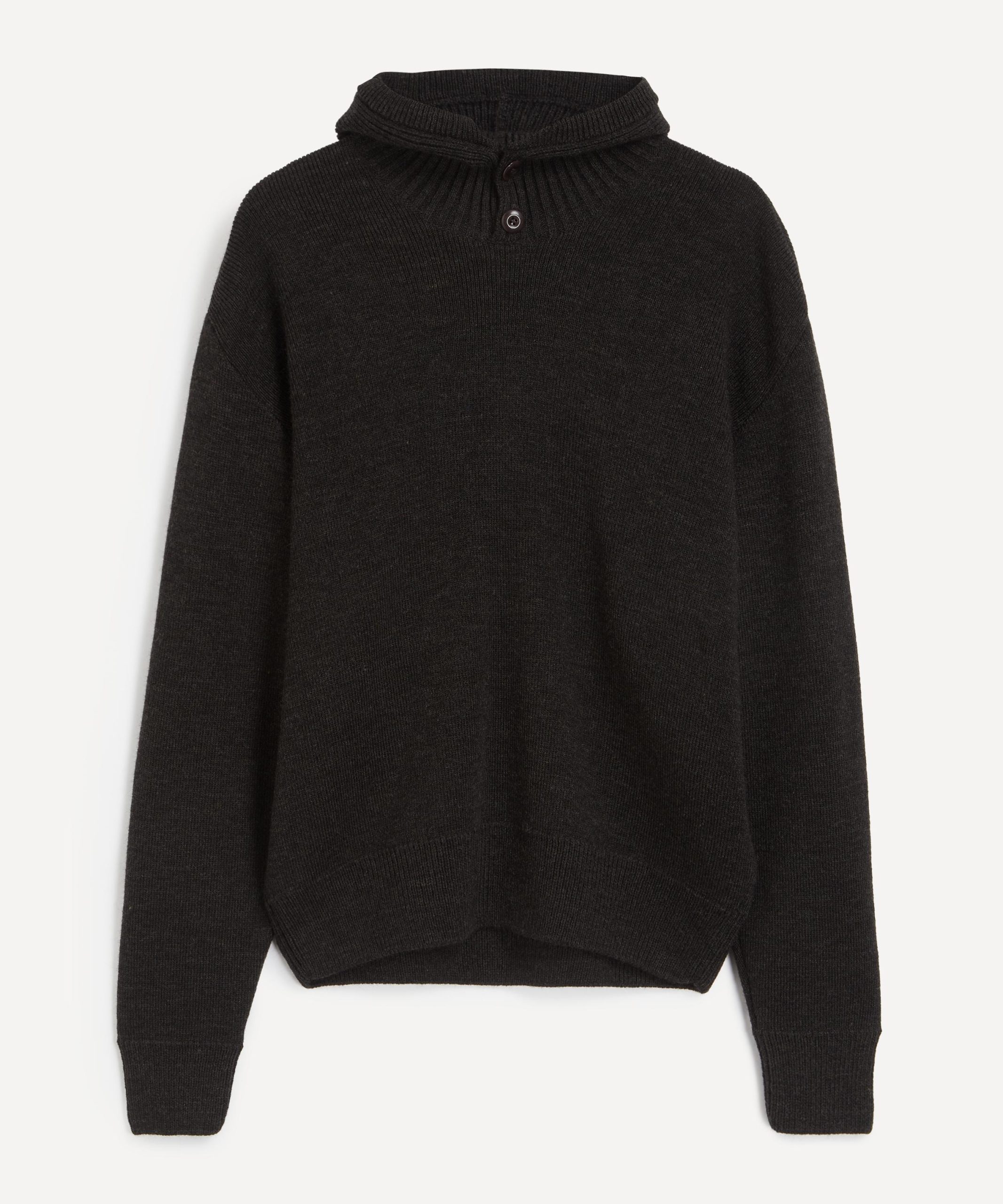 Lemaire Hooded Alpaca-Wool Jumper