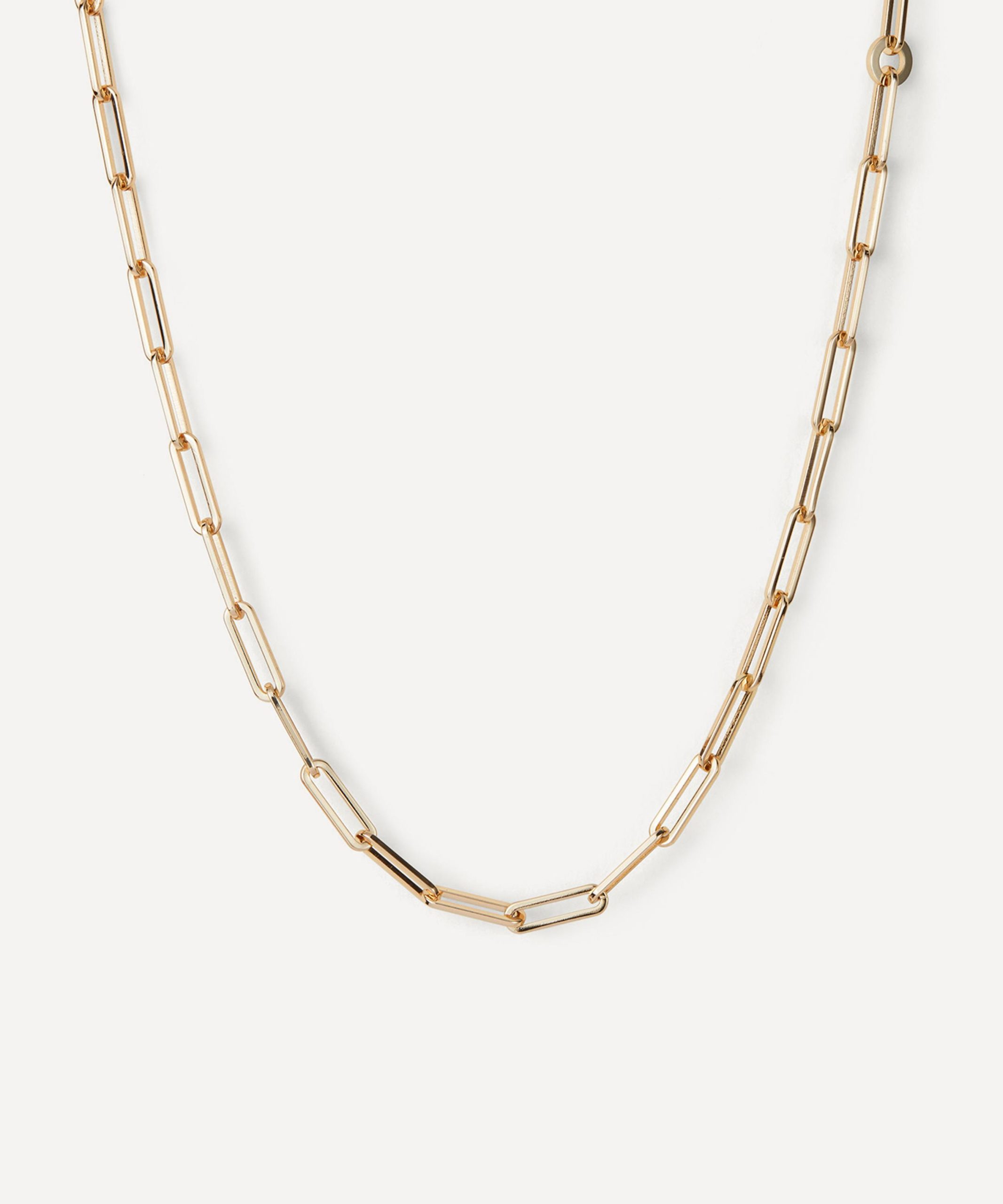 JENNY BIRD Gold-Plated Andi Slim Paperclip Chain Necklace