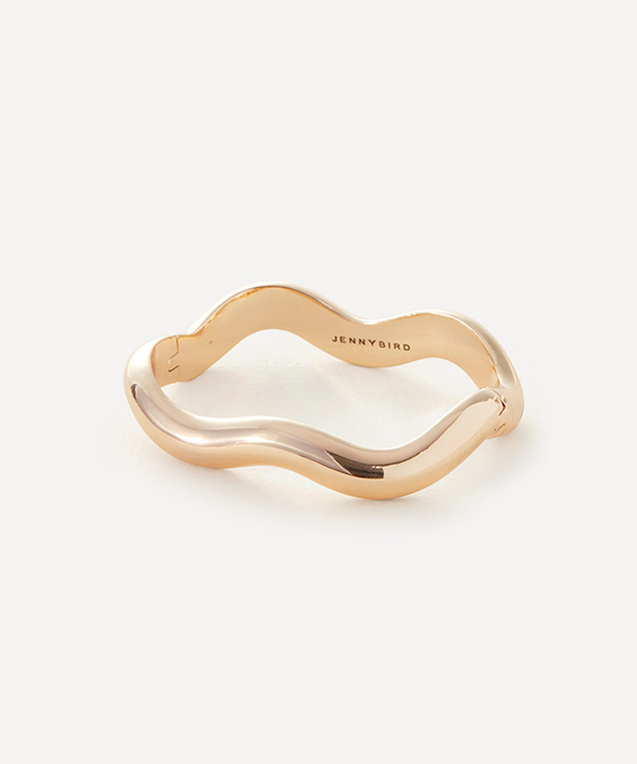 JENNY BIRD Gold-Plated Ola Bangle Bracelet