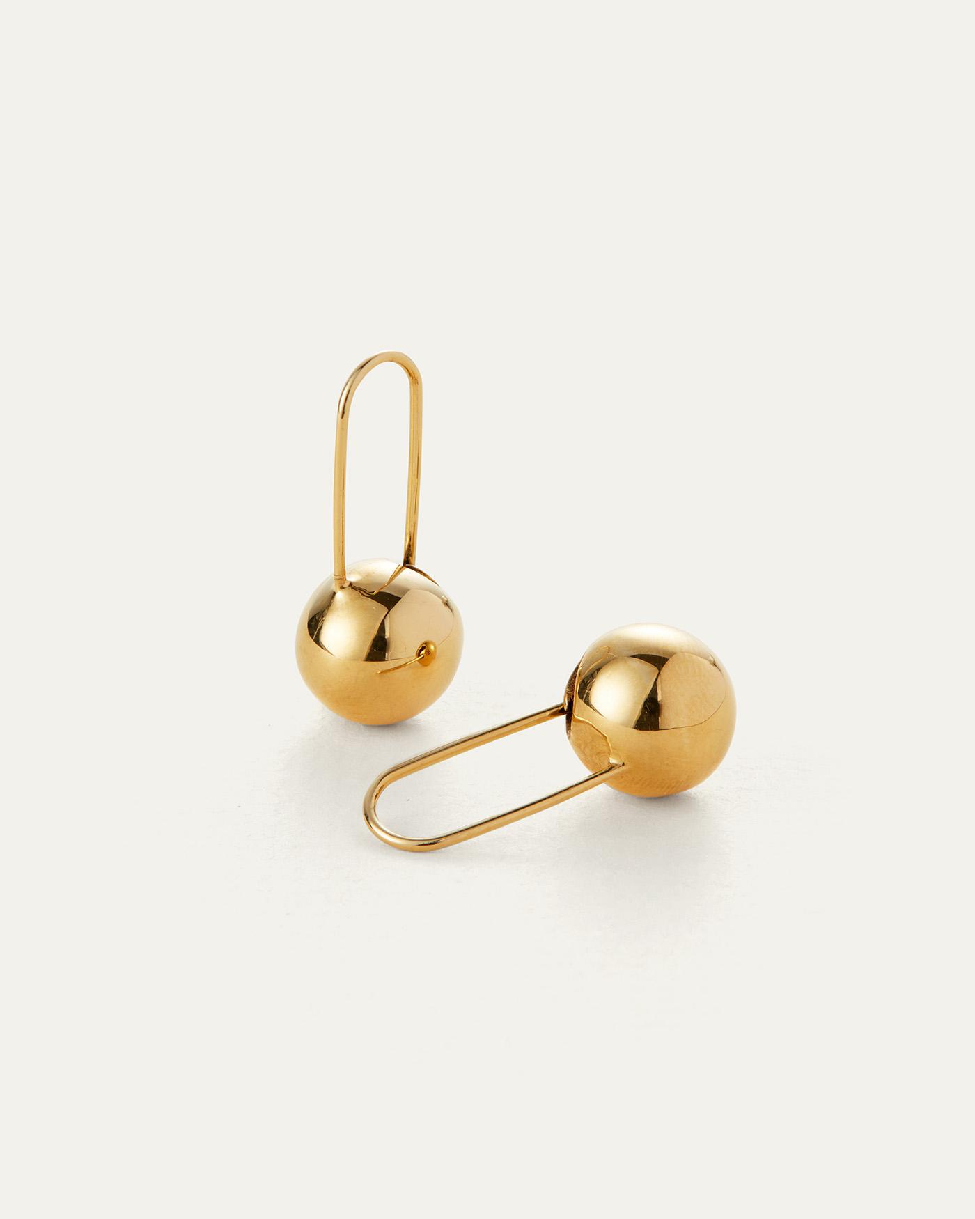JENNY BIRD 14ct Gold-Plated Celeste Drop Earrings
